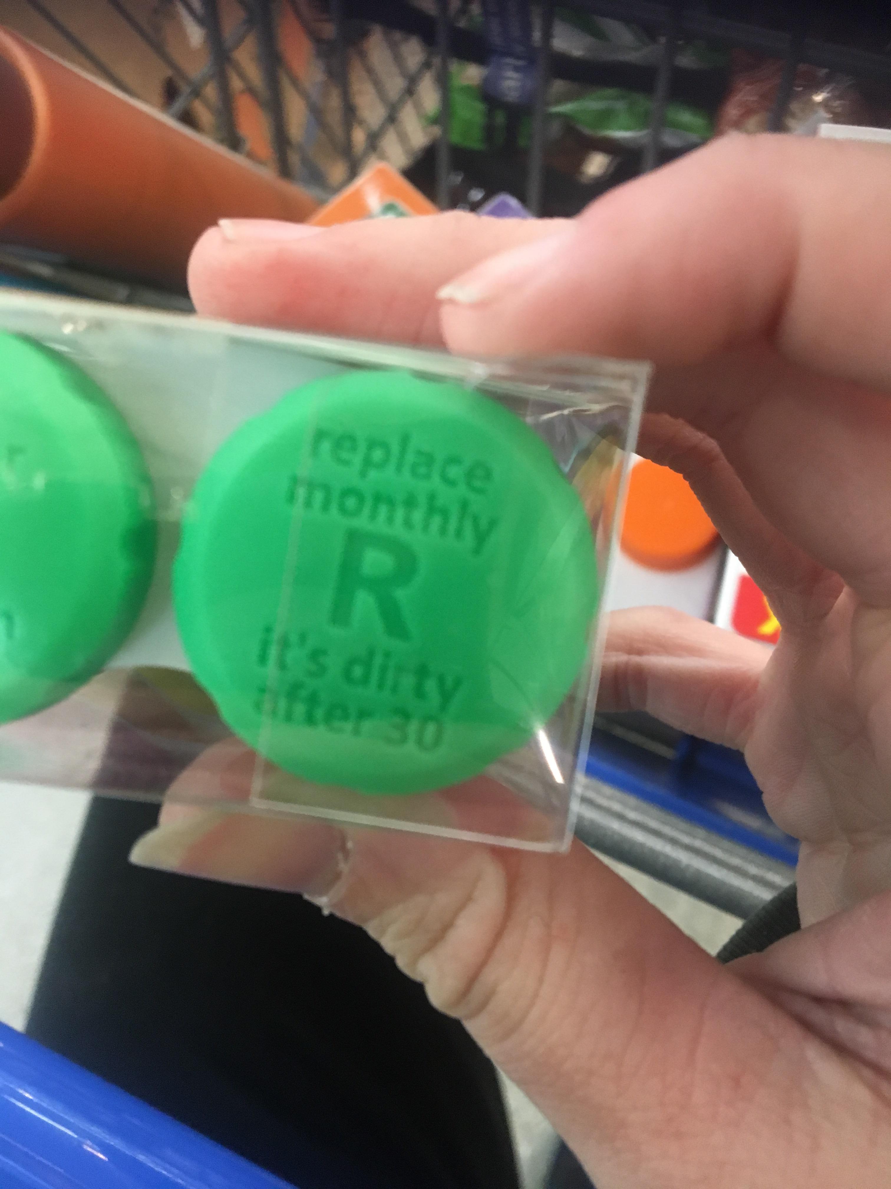 This contact case's reminder to replace it monthly. r/mildlyinteresting