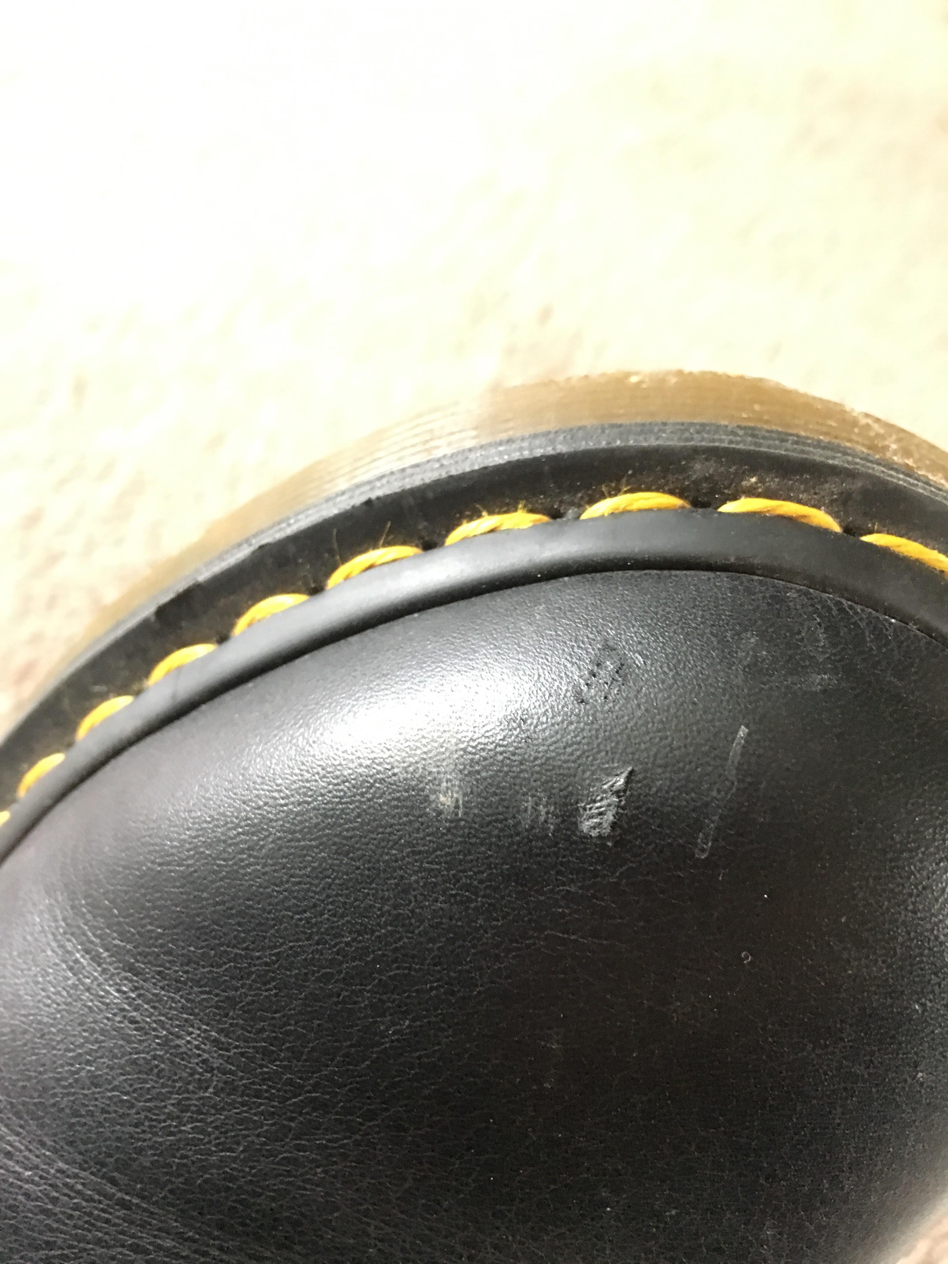 Scuff on toe of 1460 Pascal Boots Any advice on how to protect/ repair