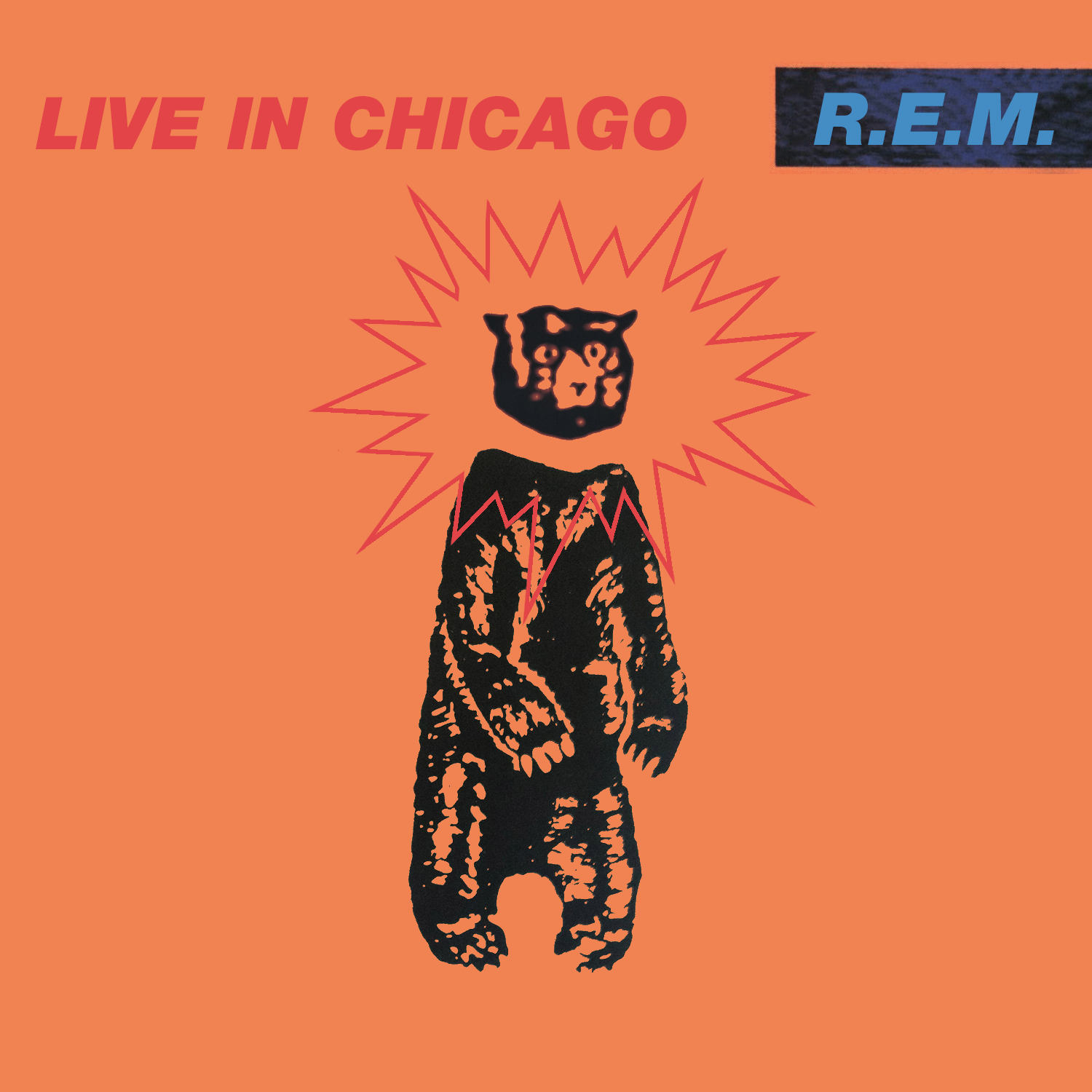 [OC] Album cover for Live in Chicago (credit to u/Lasereye77777 for idea) r/rem