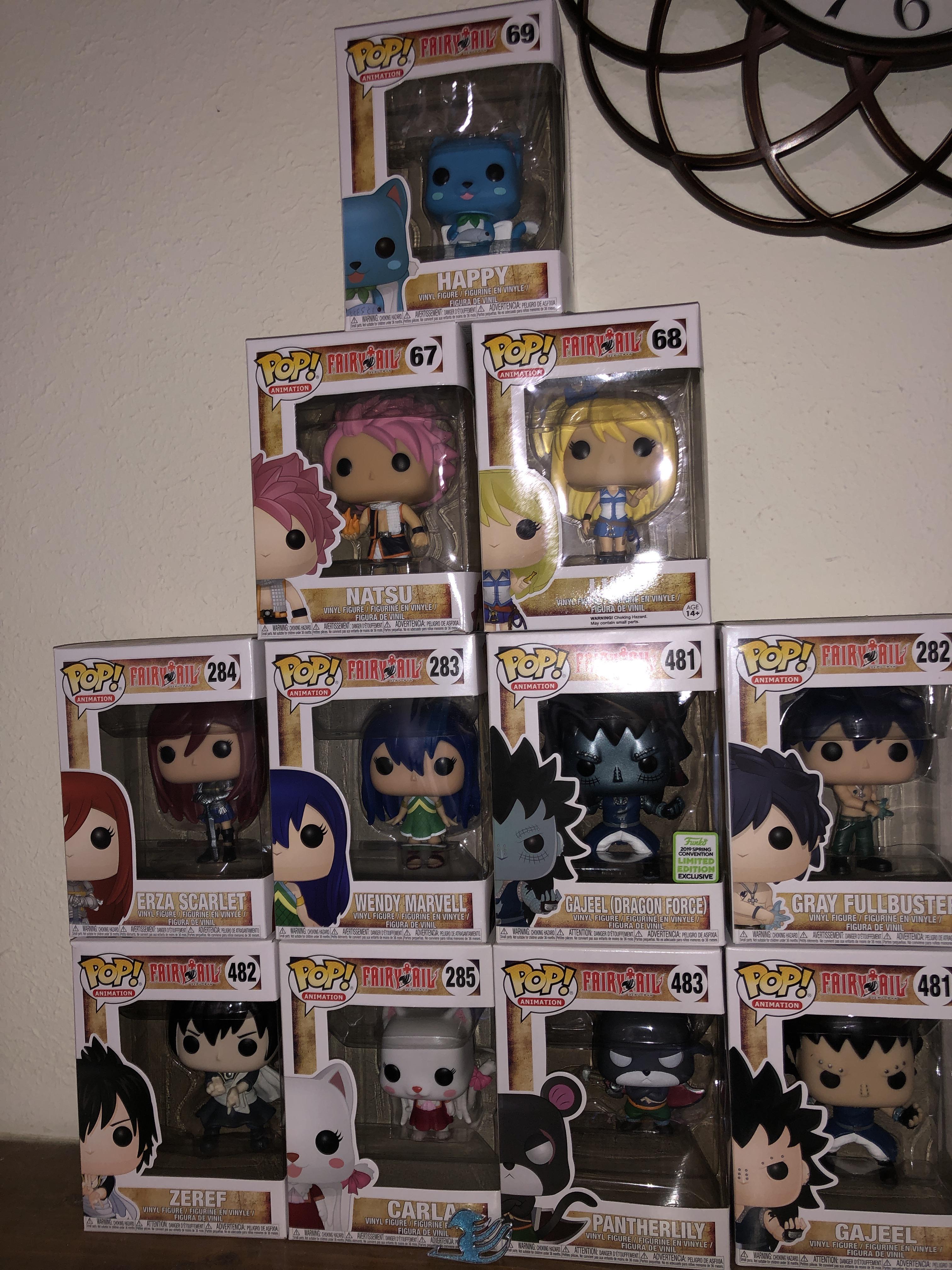 My pop vinyl collection r/fairytail