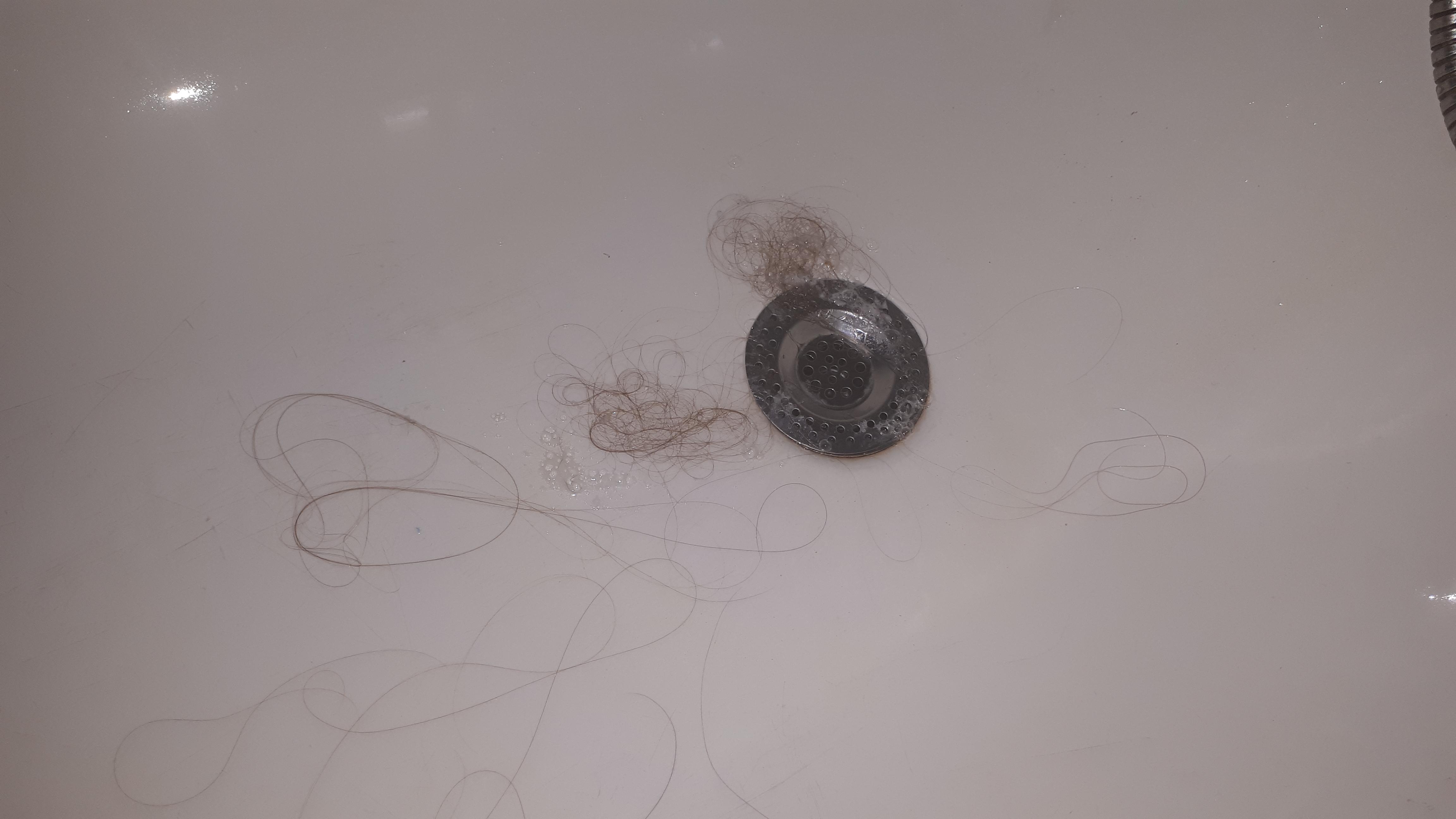 My drain has been looking like this after every shower for a week now