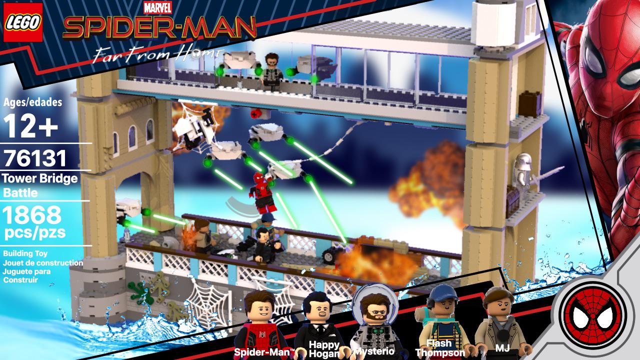 Custom LEGO SpiderMan Far From Home Set! Thoughts? By buzz_brickyear