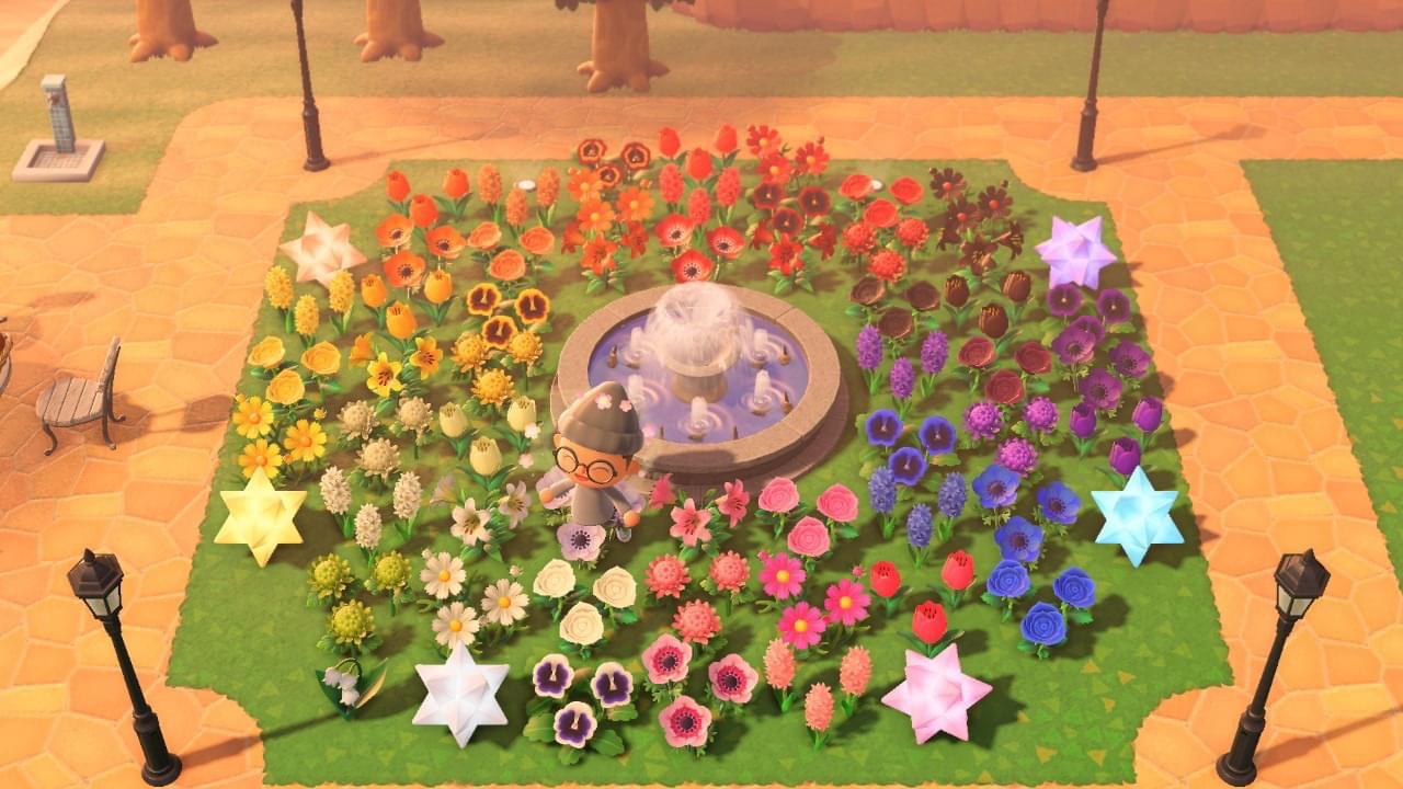 [MI] I wanted to showcase every type of flower in the game! I love the