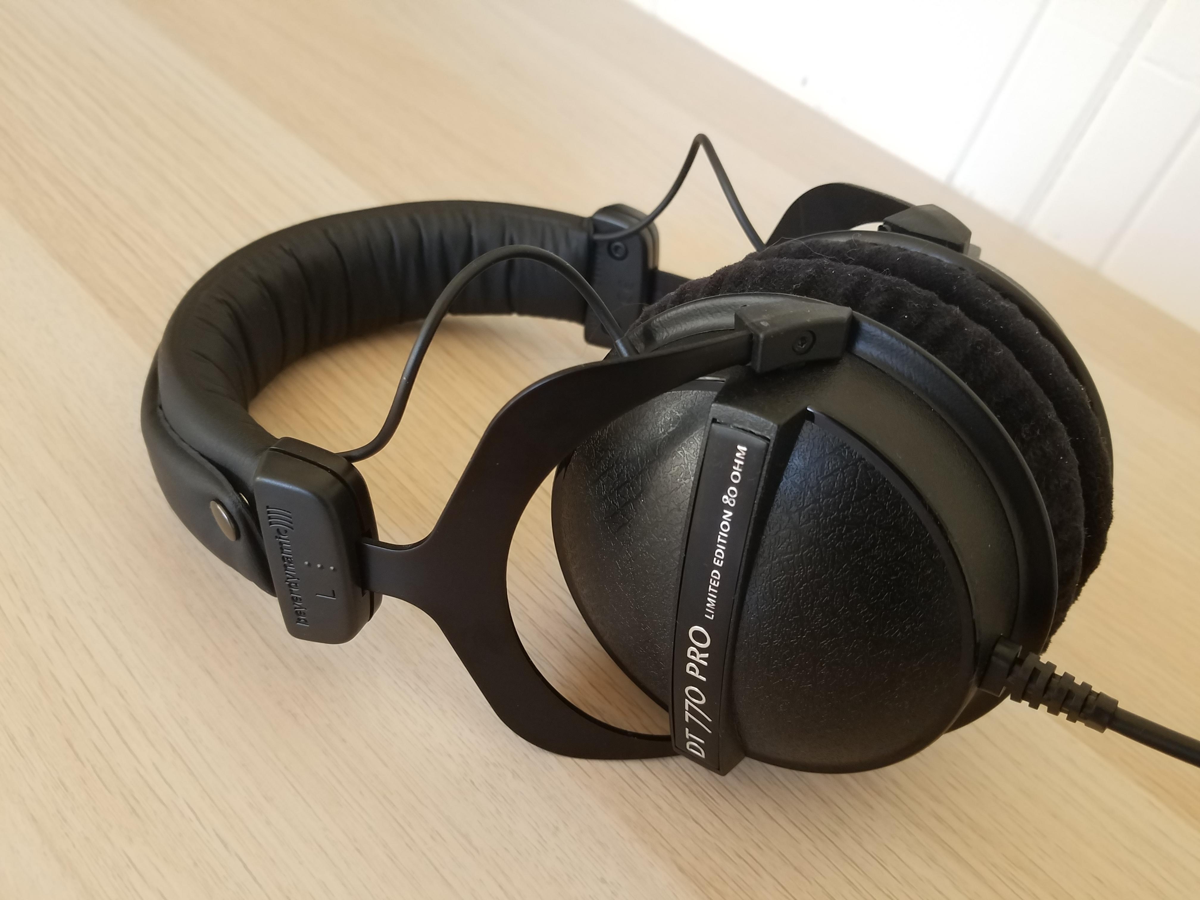 First pair of headphones! [DT 770 80 OHM LE BLACK] r/headphones