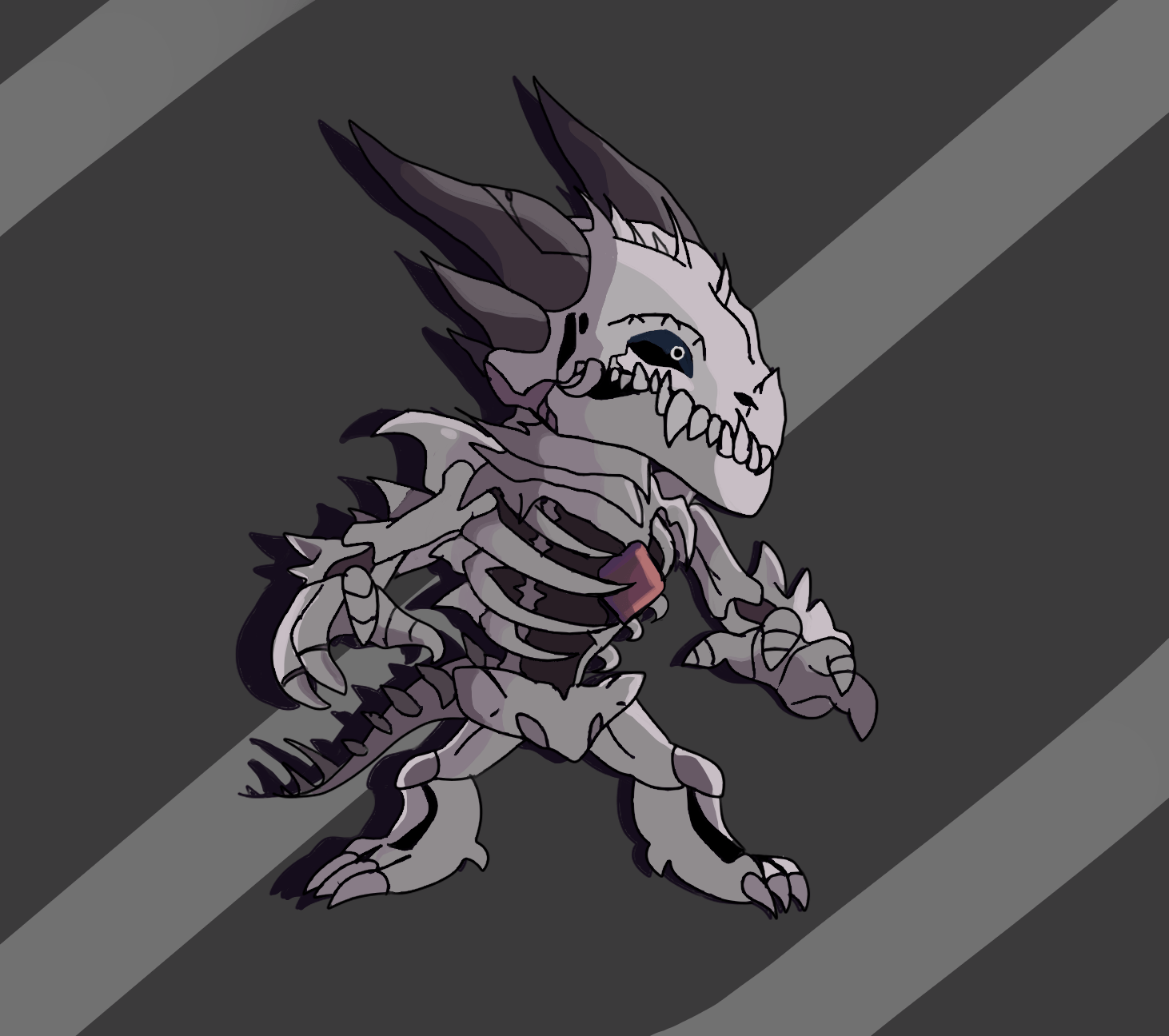 Skeleton Ragnir Skin Idea..? I had fun drawing this r/Brawlhalla
