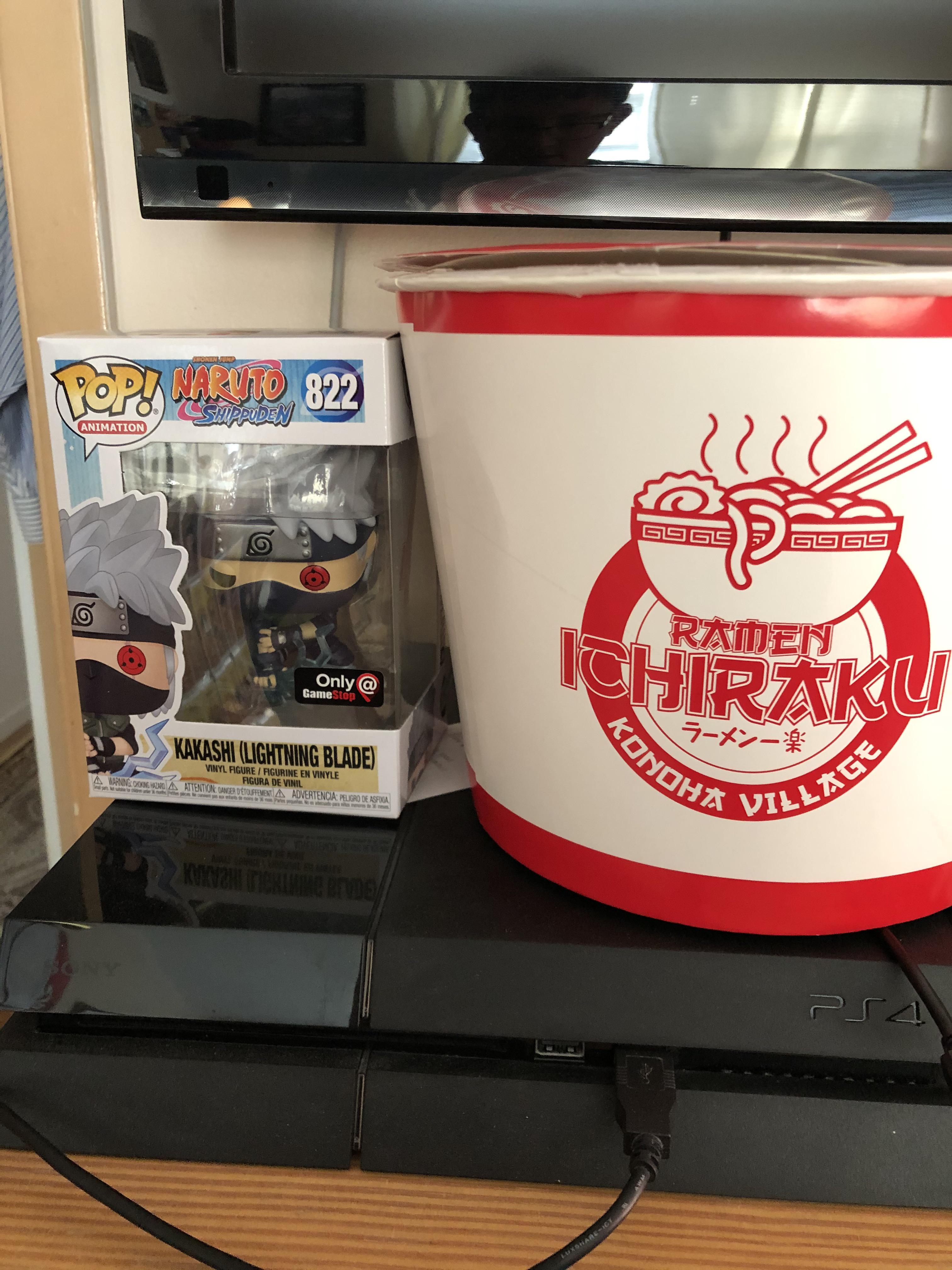 Naruto ramen box from GameStop shipped lightning fast (no pun intended