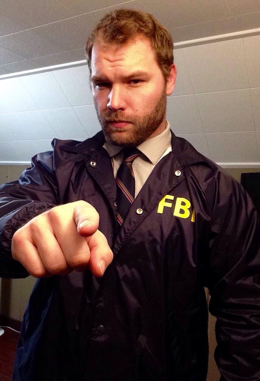 My Burt Macklin costume form this weekend r/PandR