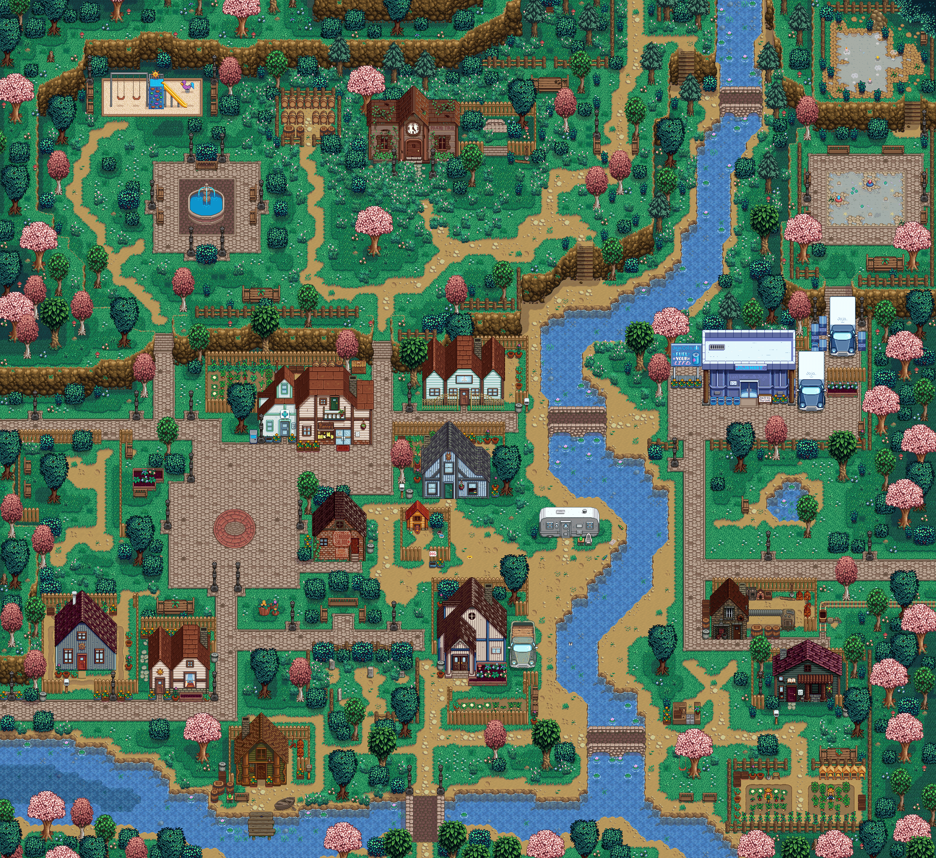 Pelican Town Stardew Valley Expanded StardewValley