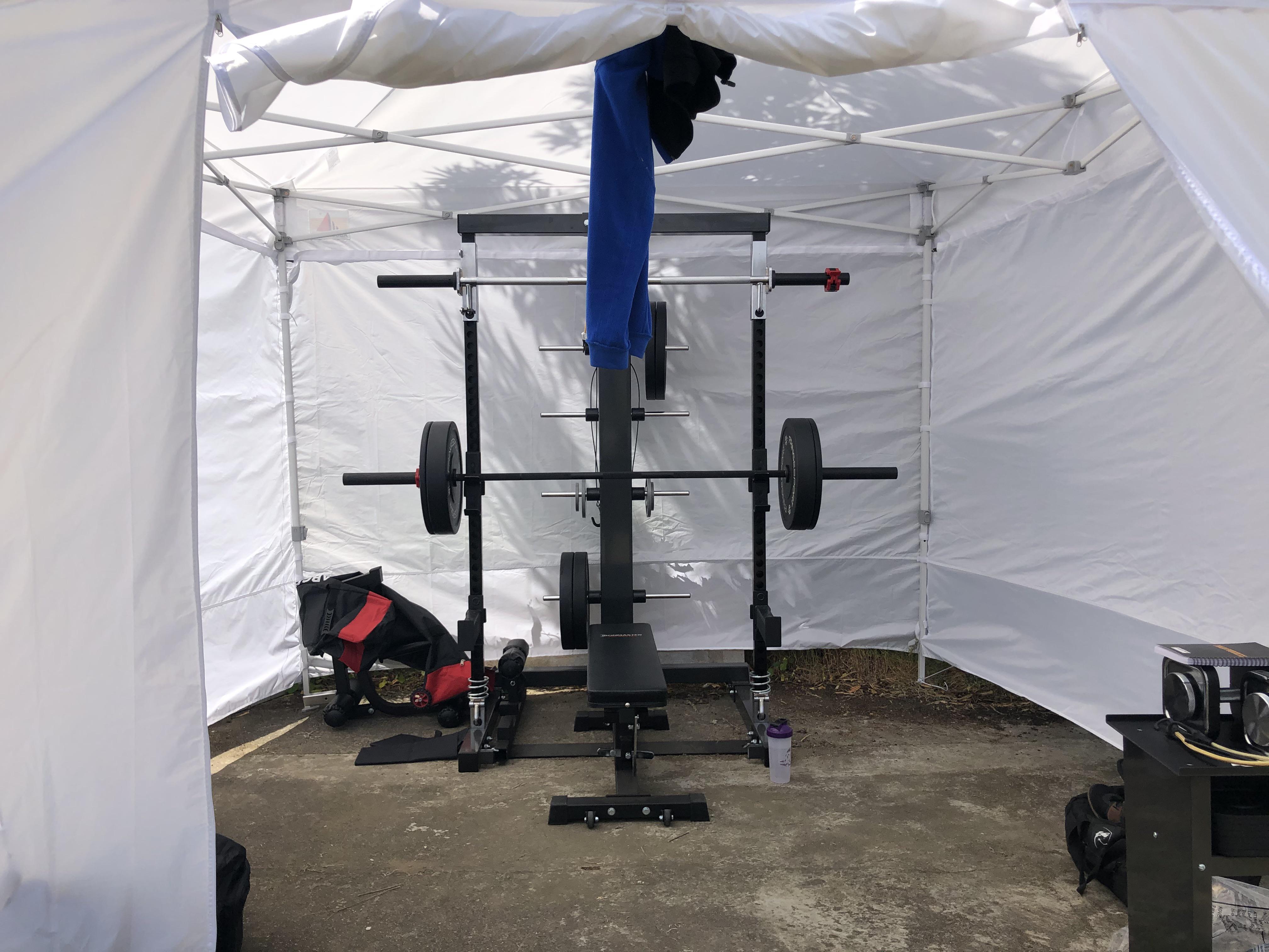 Tent Gym in full effect r/homegym