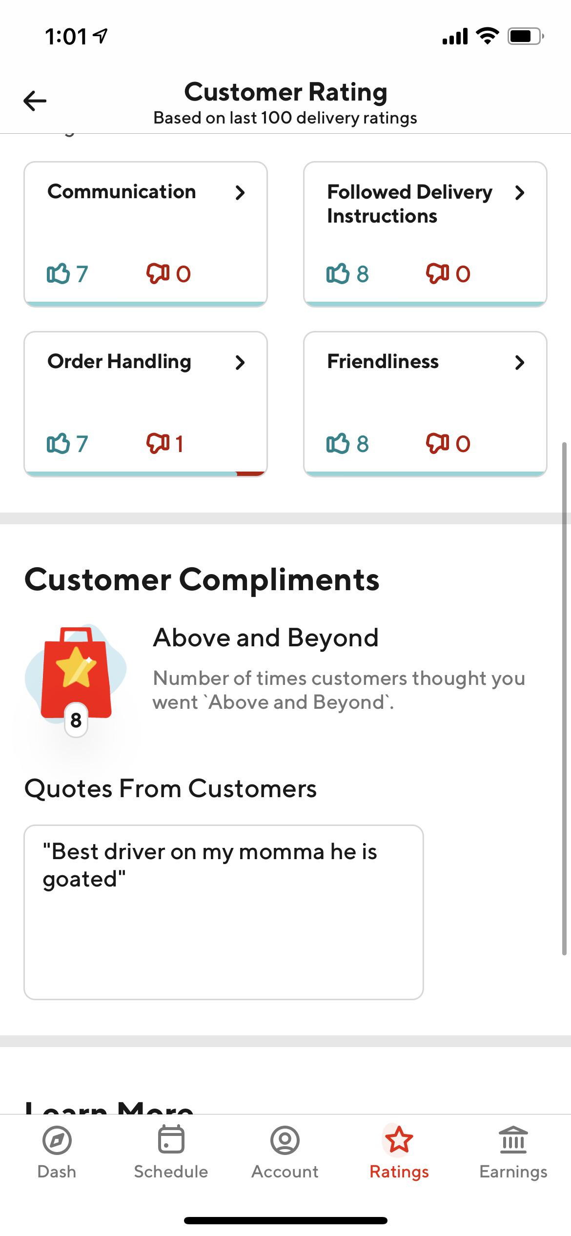 Guess I did a good job huh r/doordash