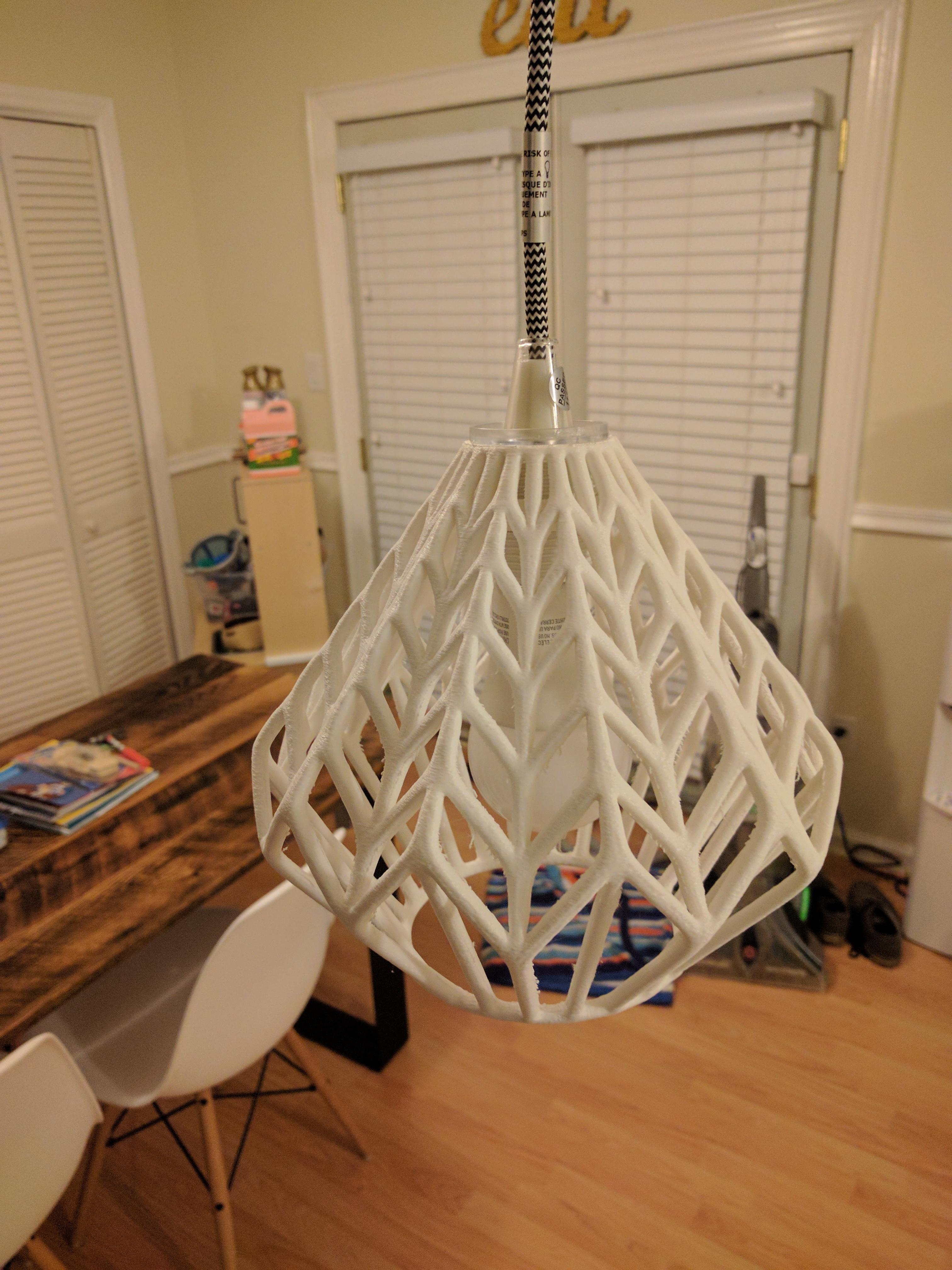 New pendant light 3Dprinting