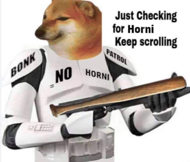 No horny memes