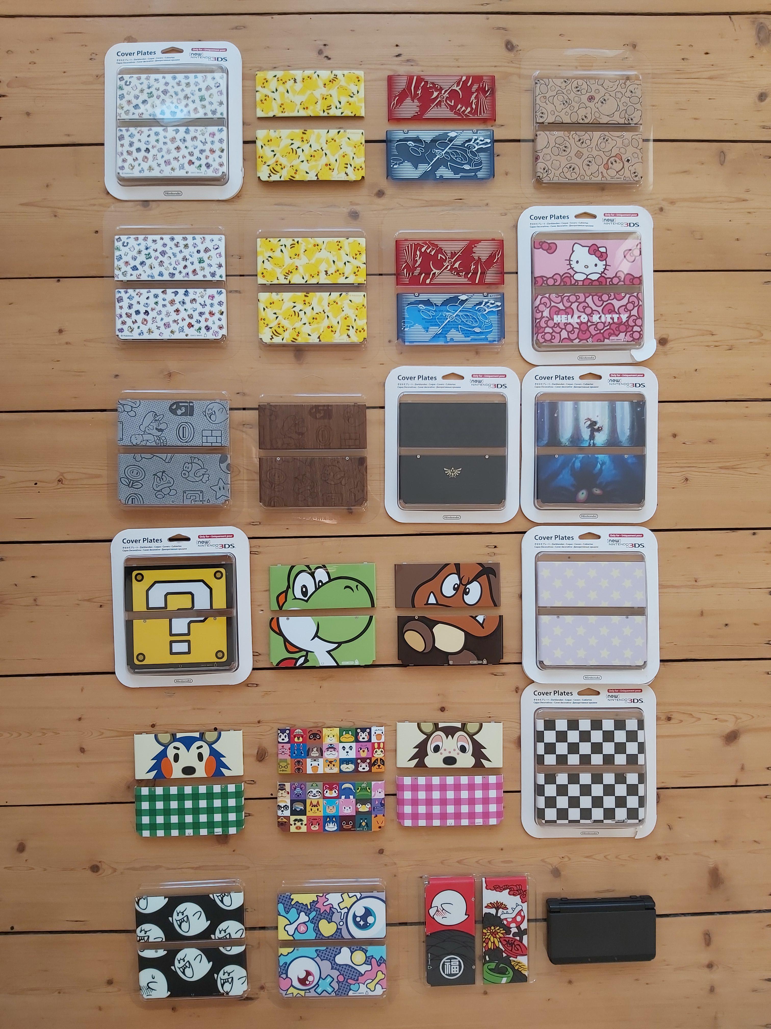 I thought I'd share my New 3DS cover plate collection as I managed to