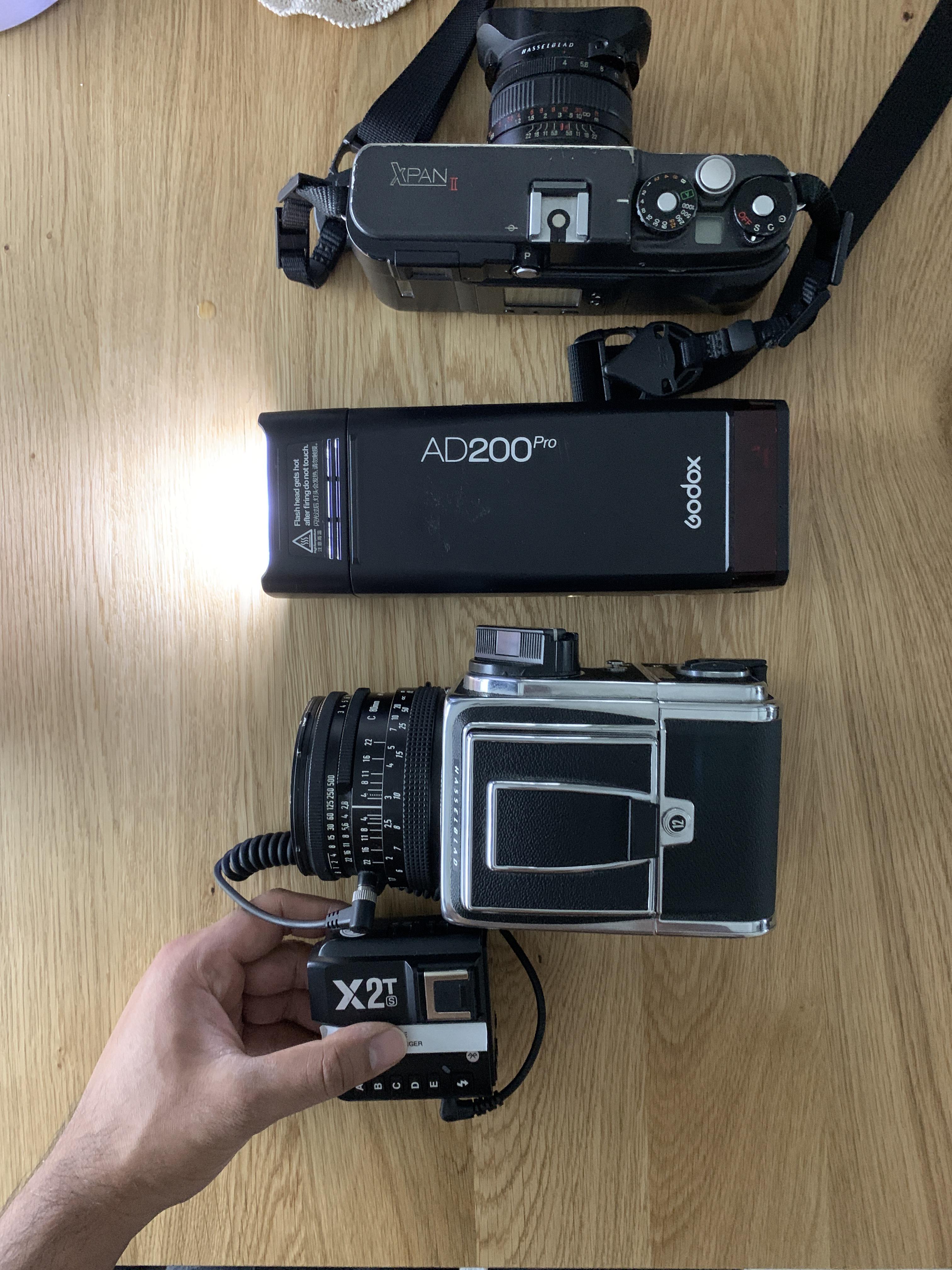 HASSELBLAD and Flash.