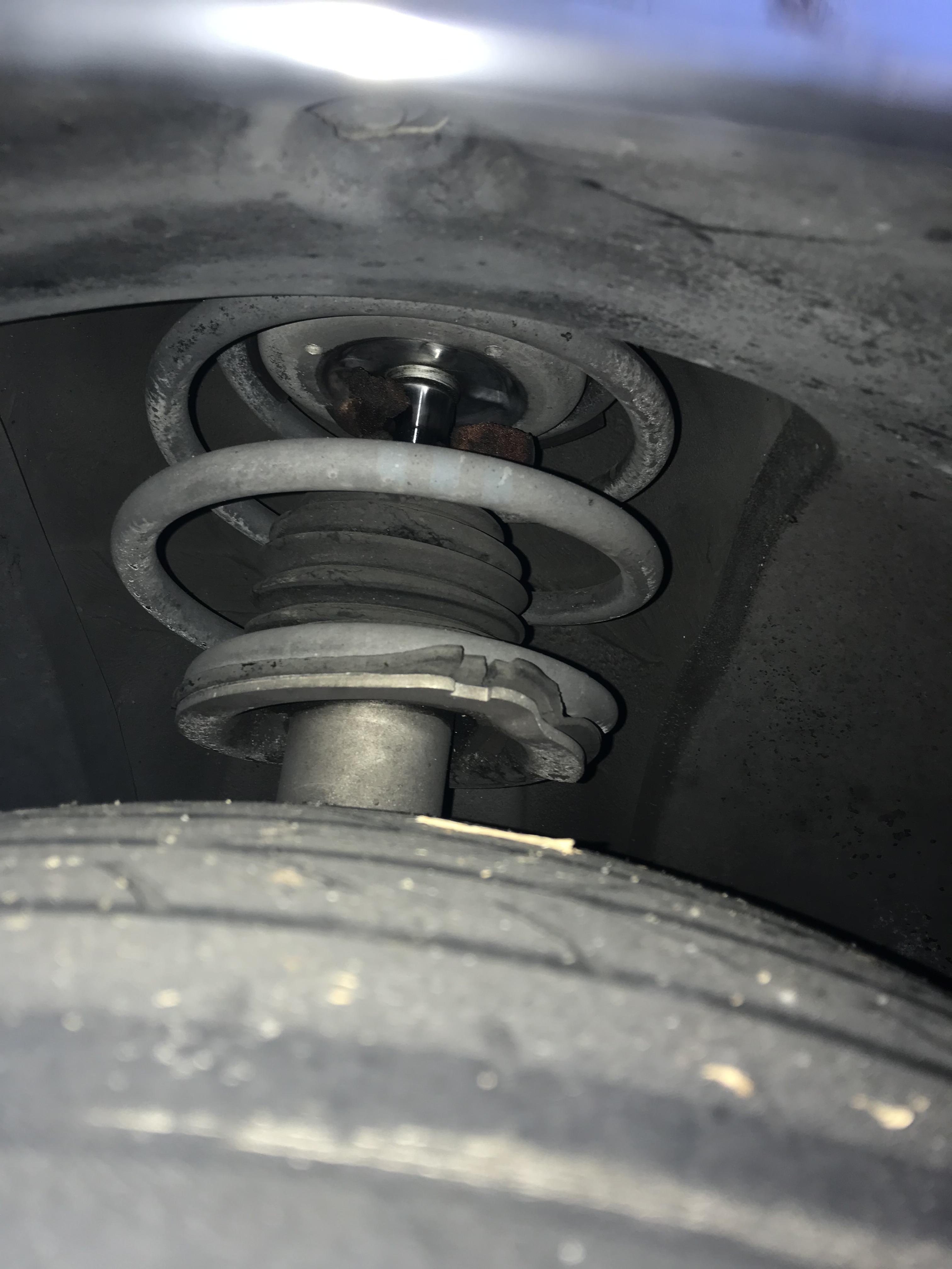 What’s this rusted part on front suspension and could it cause squeaky