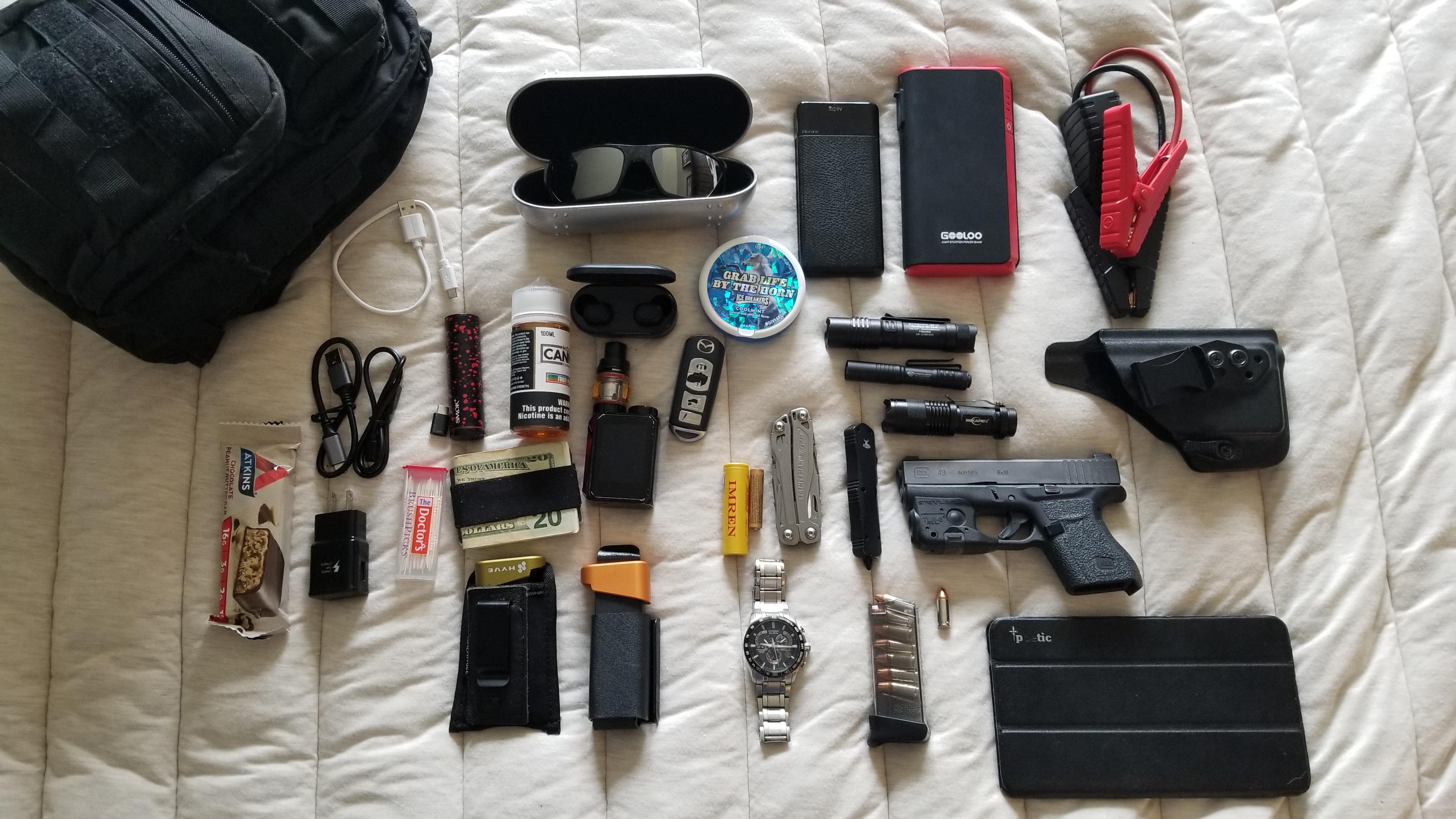 M/43/SelfEmployed Pocket & Bag Dump EDC