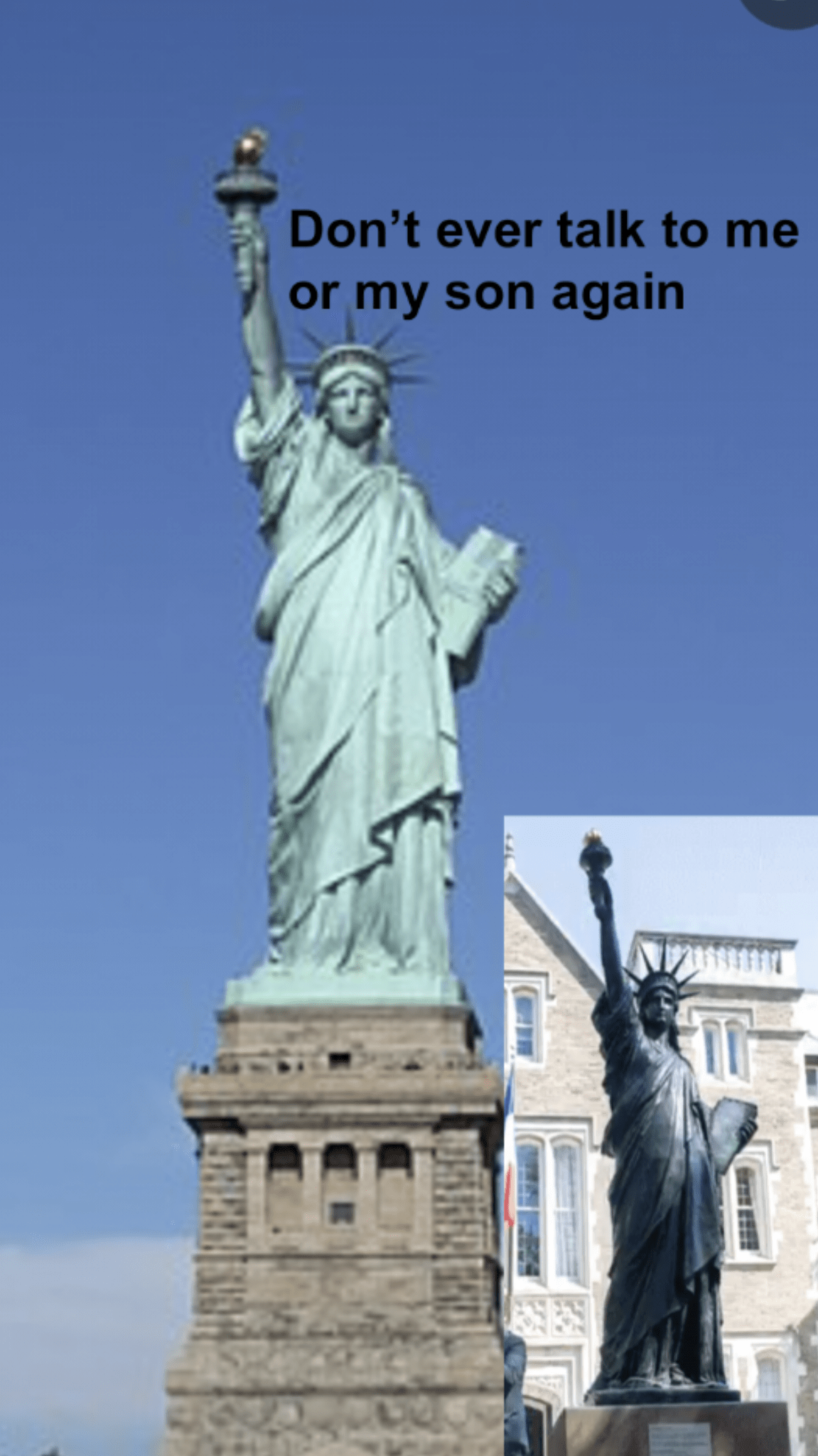 They just dropped Statue of Liberty 2 r/memes