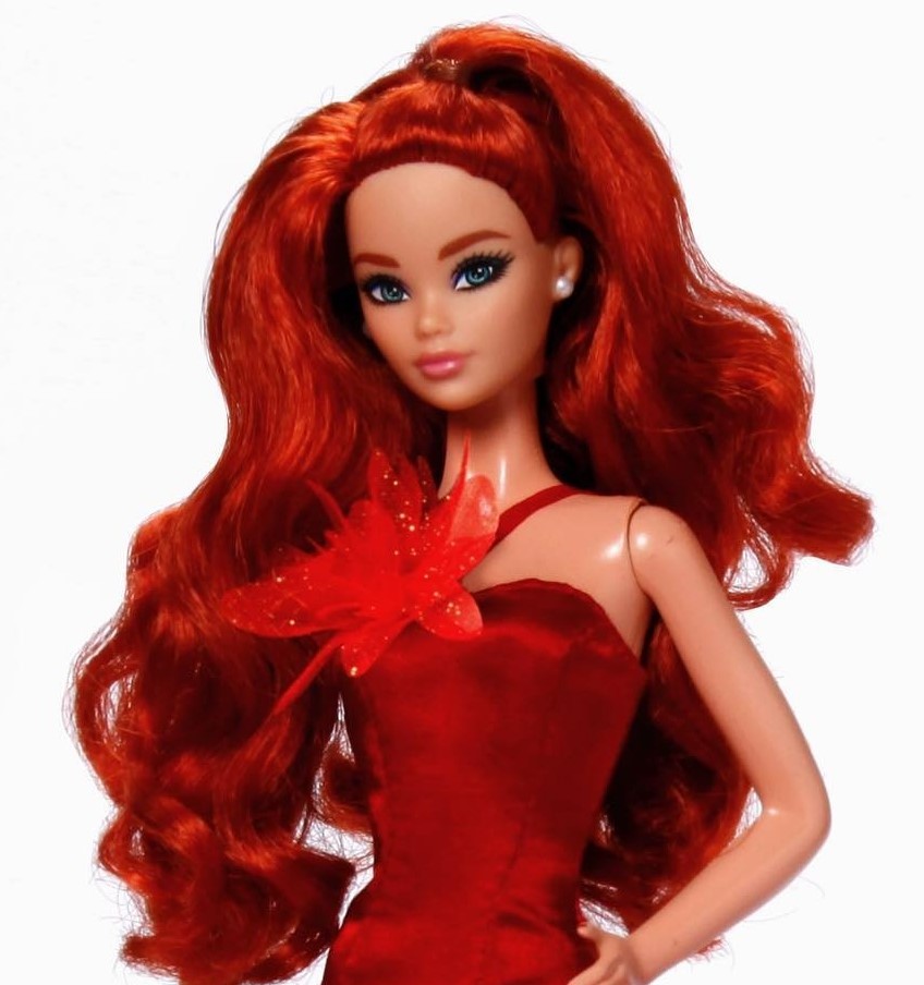 Holiday Barbie Signature Walmart Exclusive 2022 Red Hair Holiday