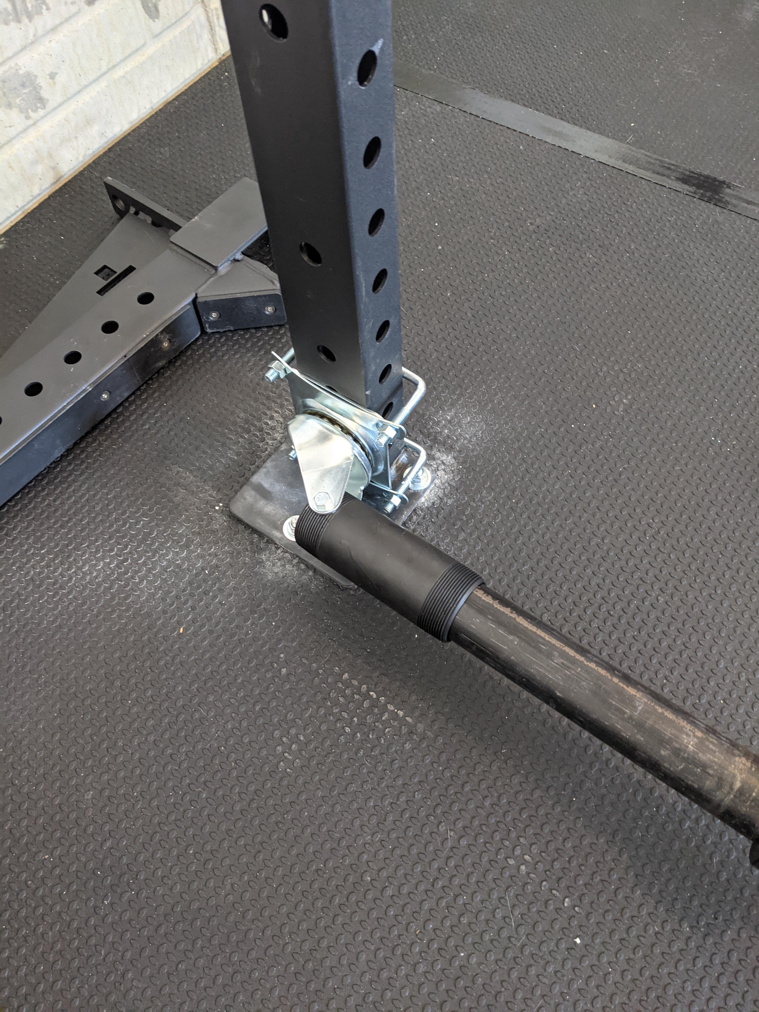 My new homemade landmine press rack attachment! I'm pretty excited how