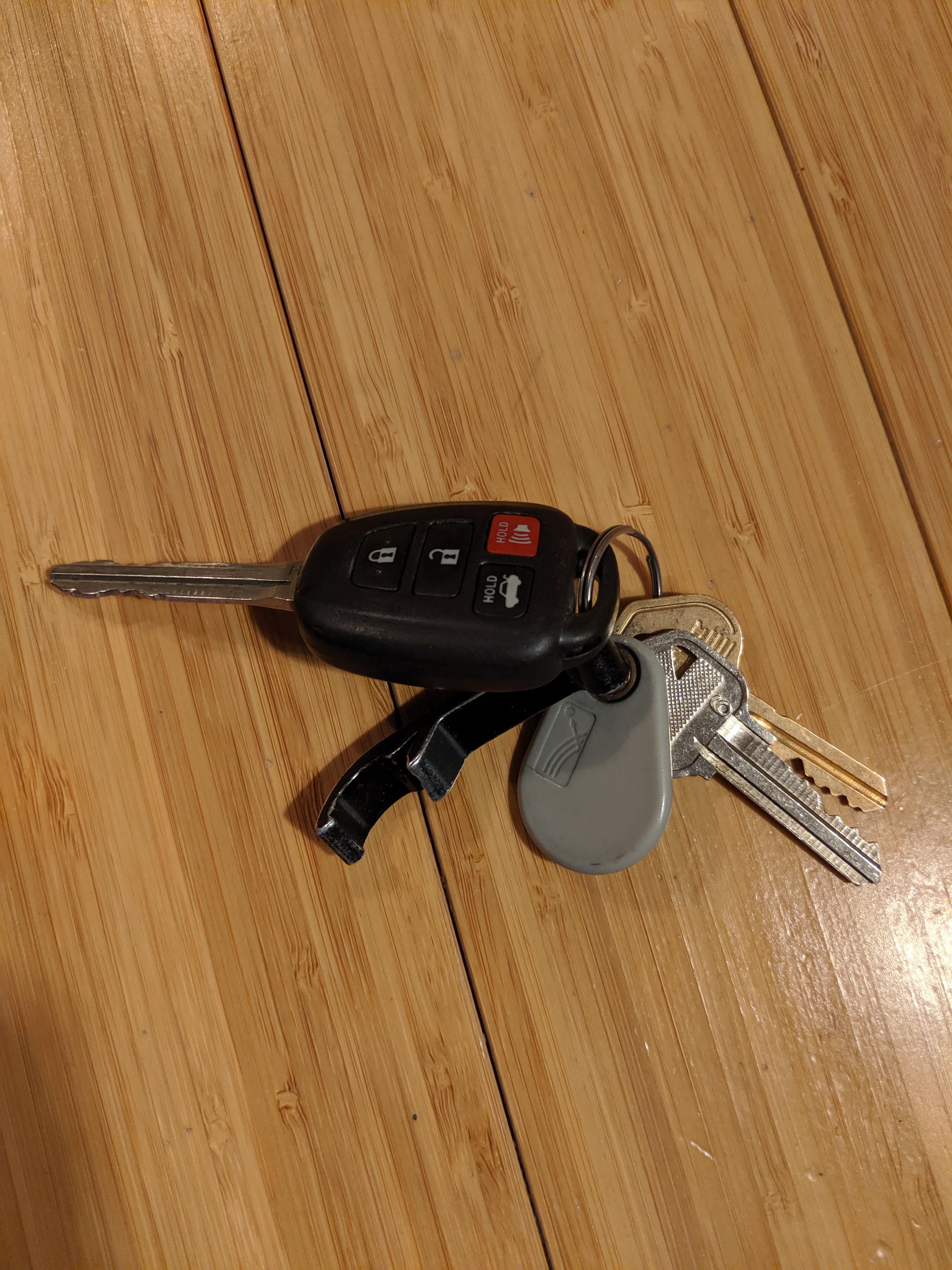 Found these keys near Bertha Miranda's...anyone?? Toyota key fob. r/Reno