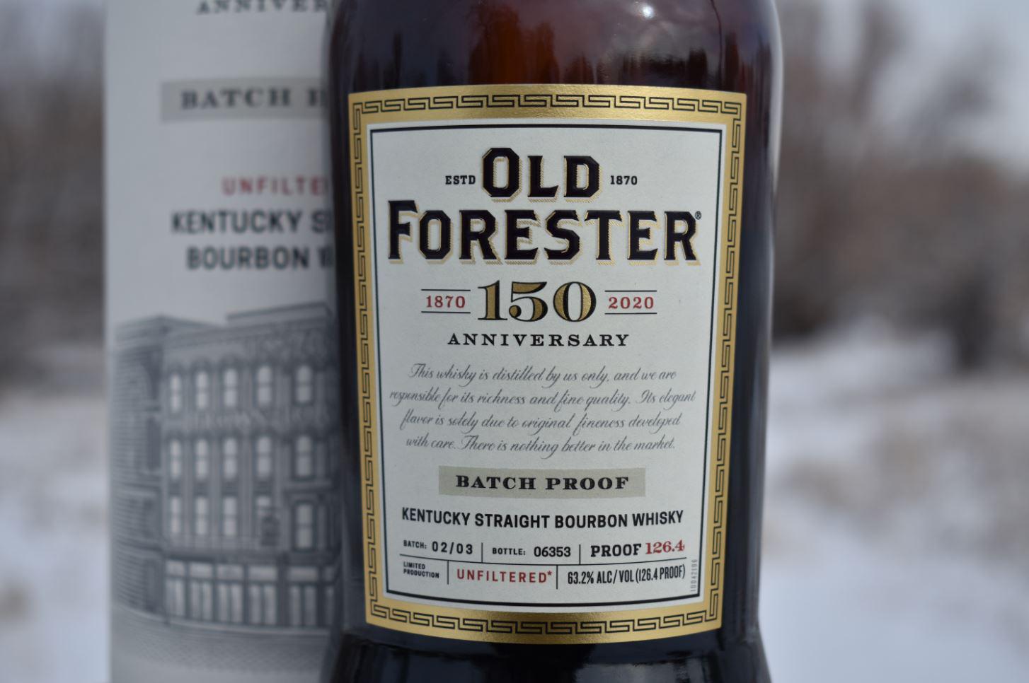 Review 66 Old Forester 150th Anniversary bourbon
