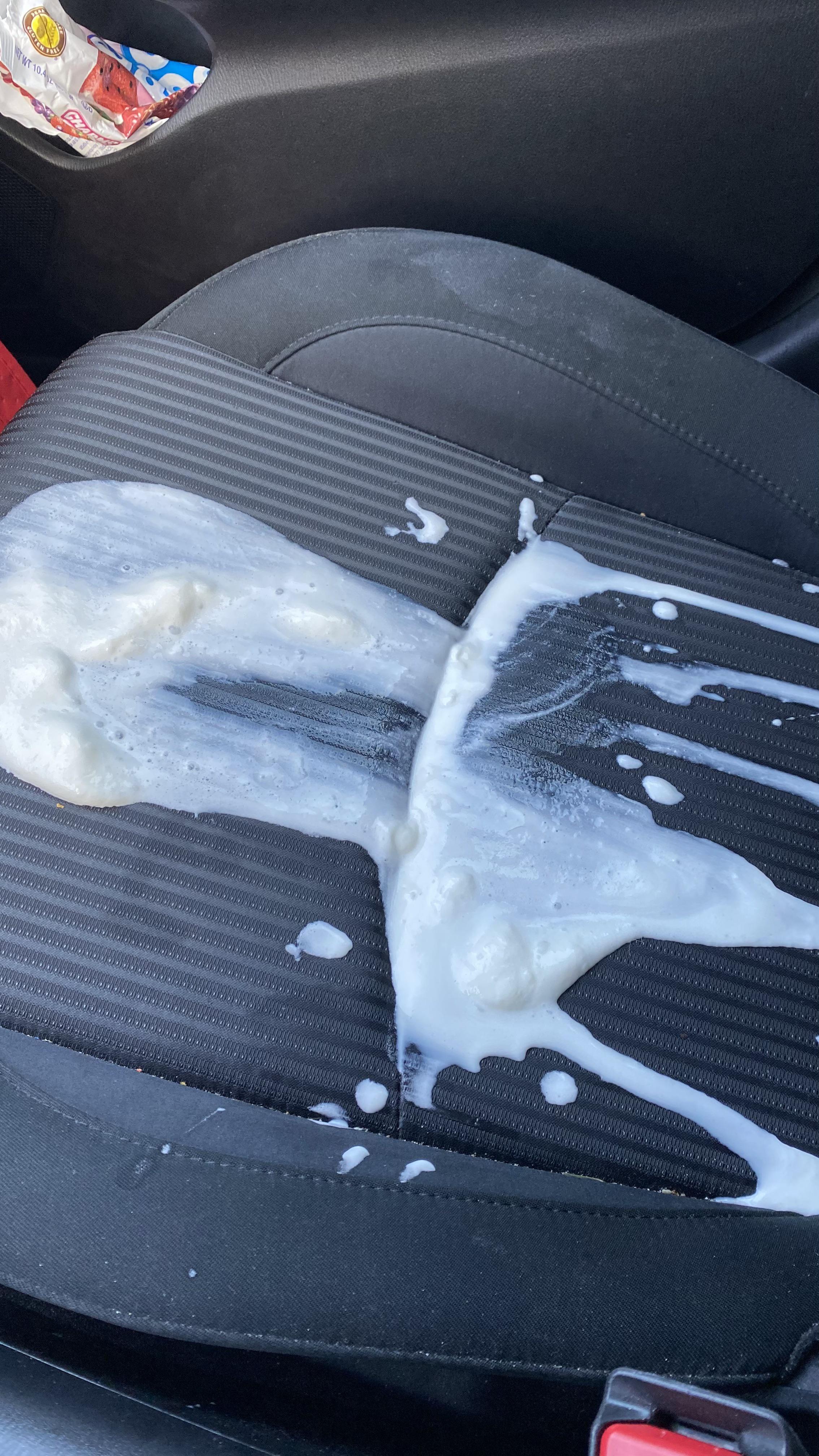 first spill in 500+ deliveries. super hot day. car currently smells like spoiled milk. r/doordash