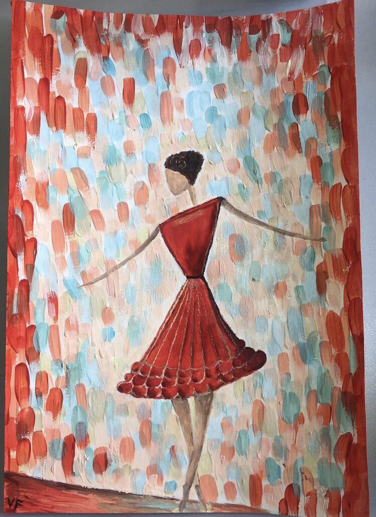 Started getting into painting as a stress reliever. This is one I’m