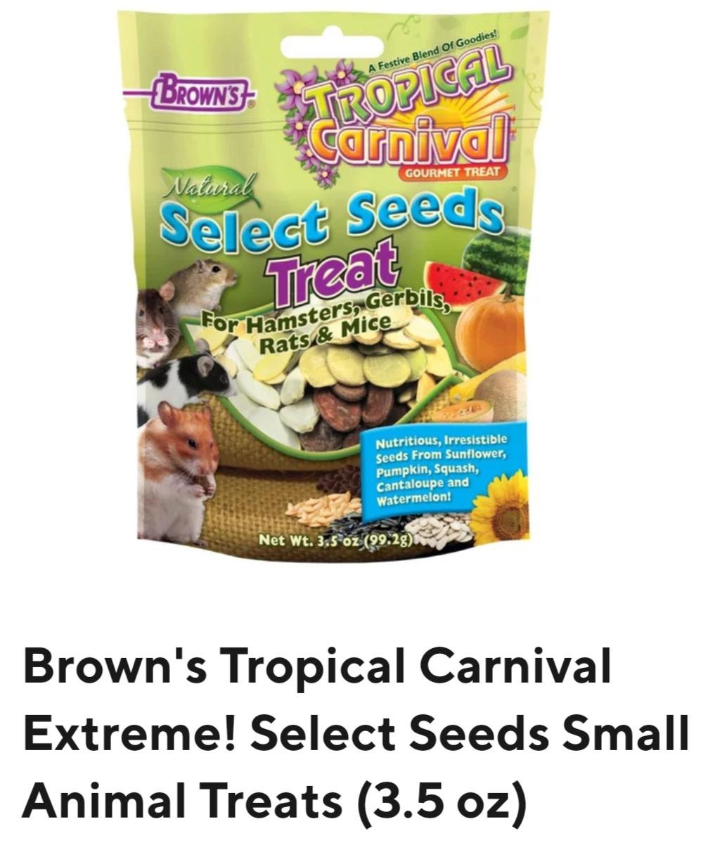 Anyone know if all these seeds are safe for rats? r/RATS