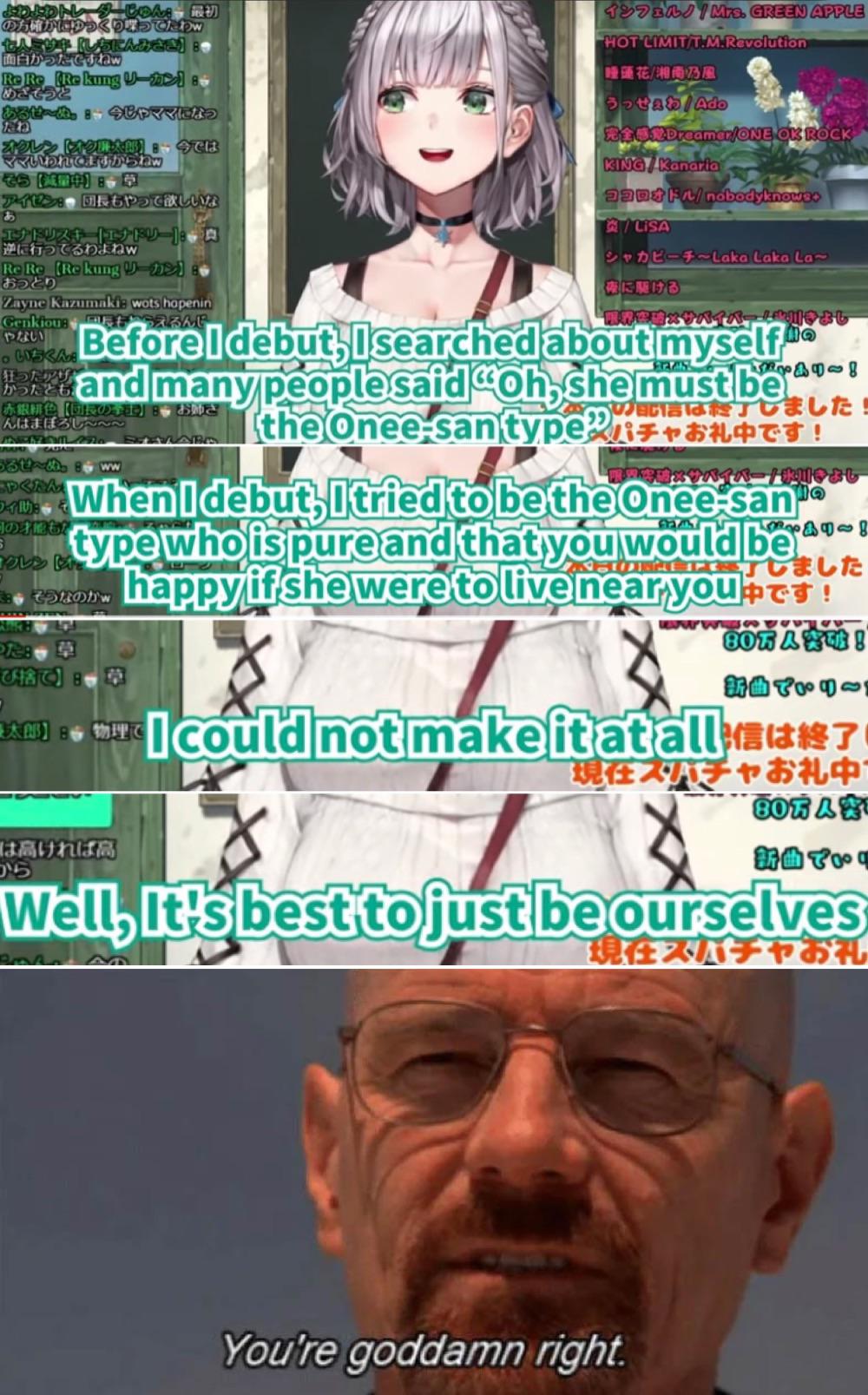 Wise words from Danchou, write your own story don’t letter others