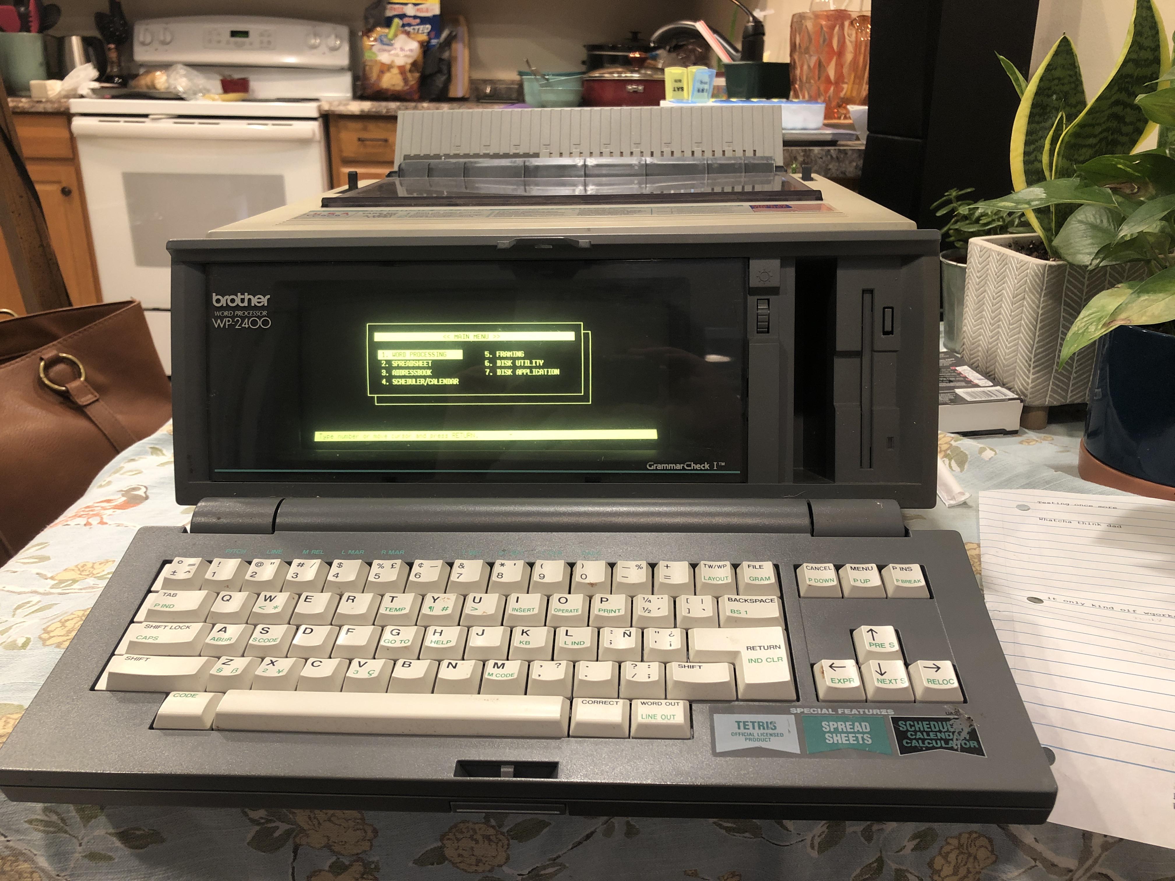 I picked up this brother WP-2400 at goodwill today for $5 still works