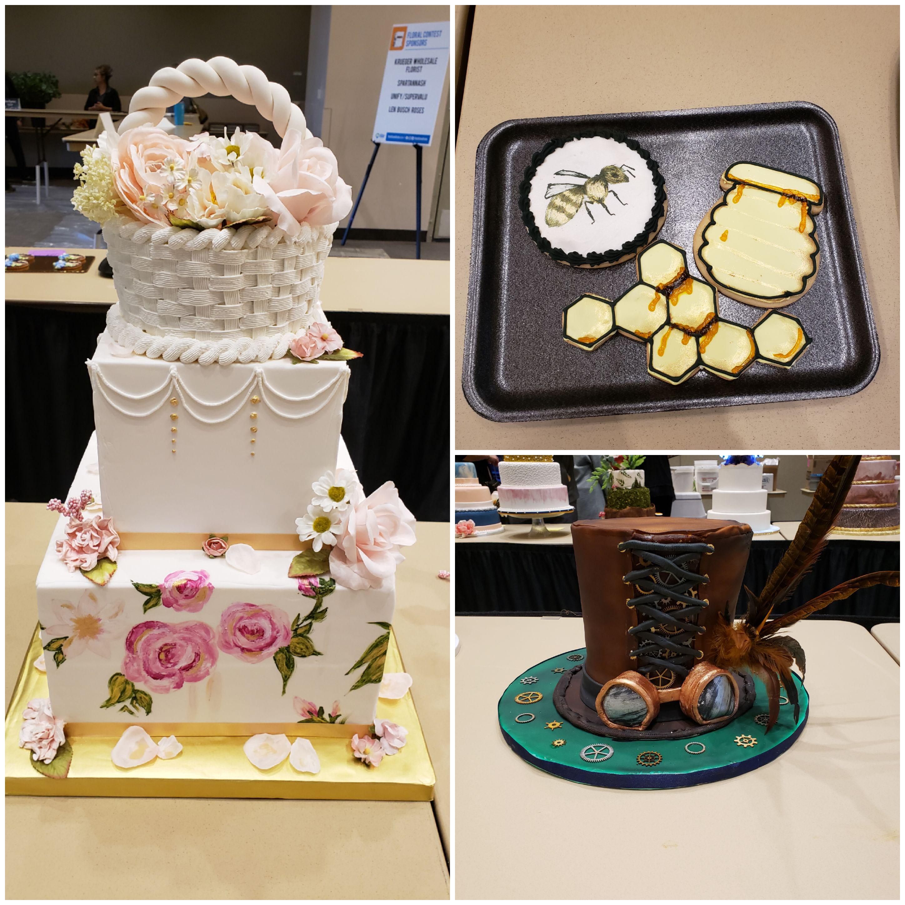My first year in a cake decorating competition and I entered 3