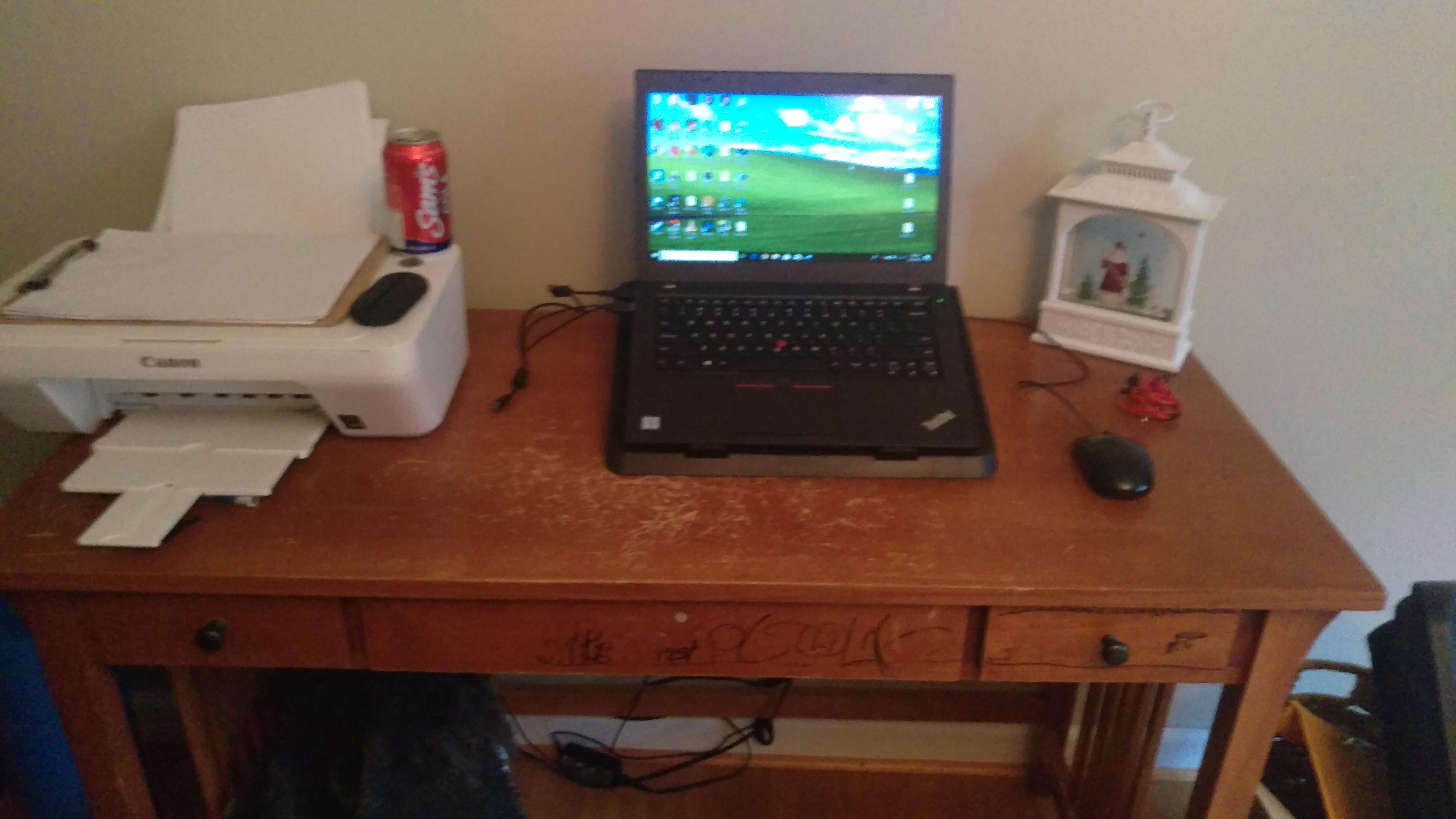 My setup used for school and light gaming (cs go, some emulation) r