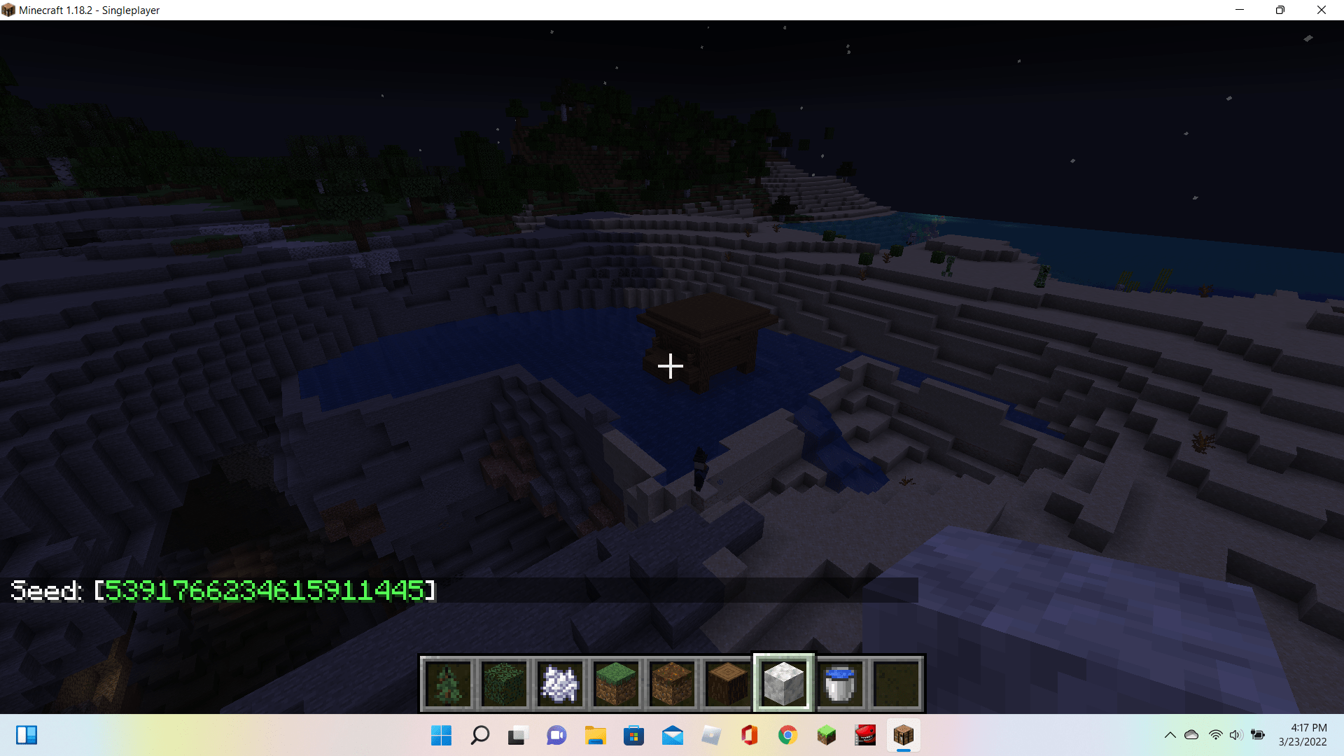 What the??? (1.18.2) : r/minecraftseeds