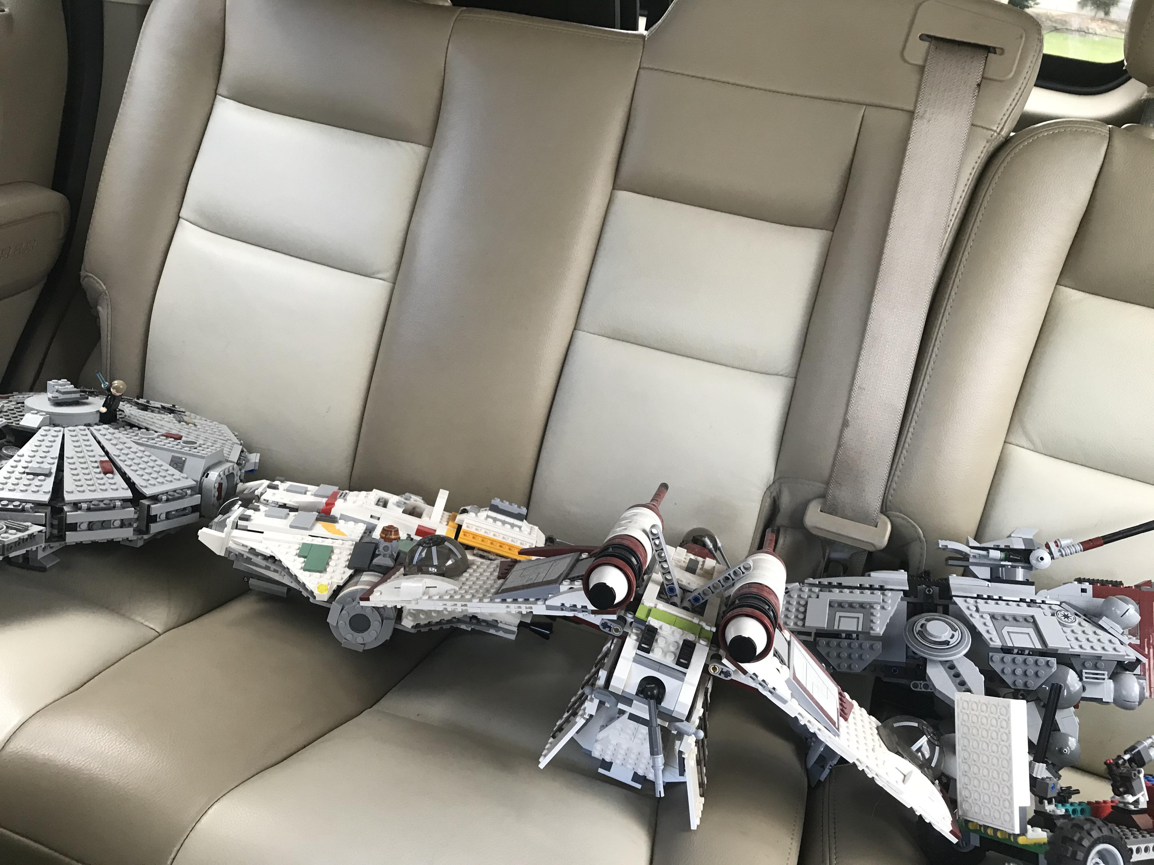 In the process of moving right now, today I had to move legos! r