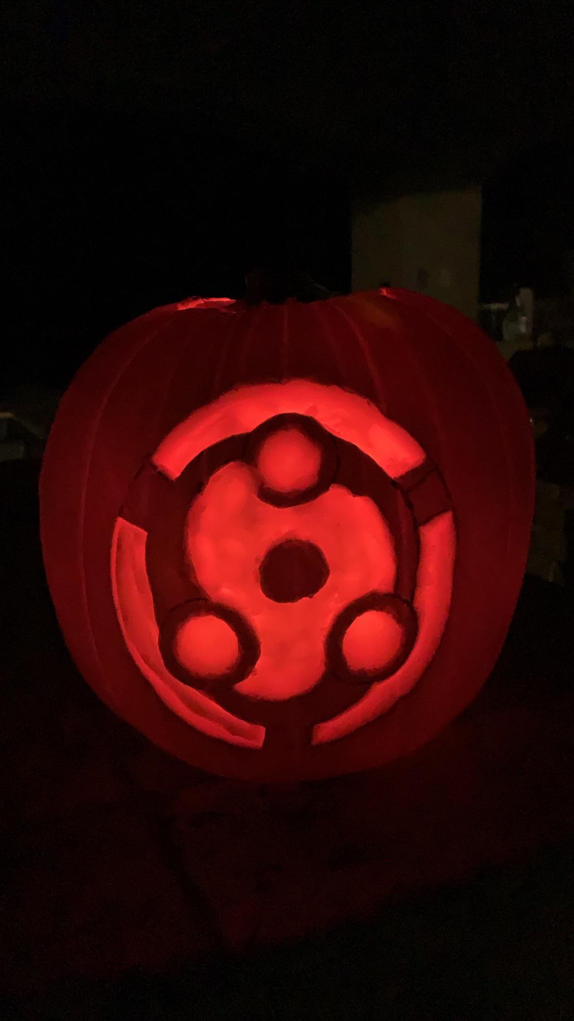 Carved a pumpkin today! r/Naruto