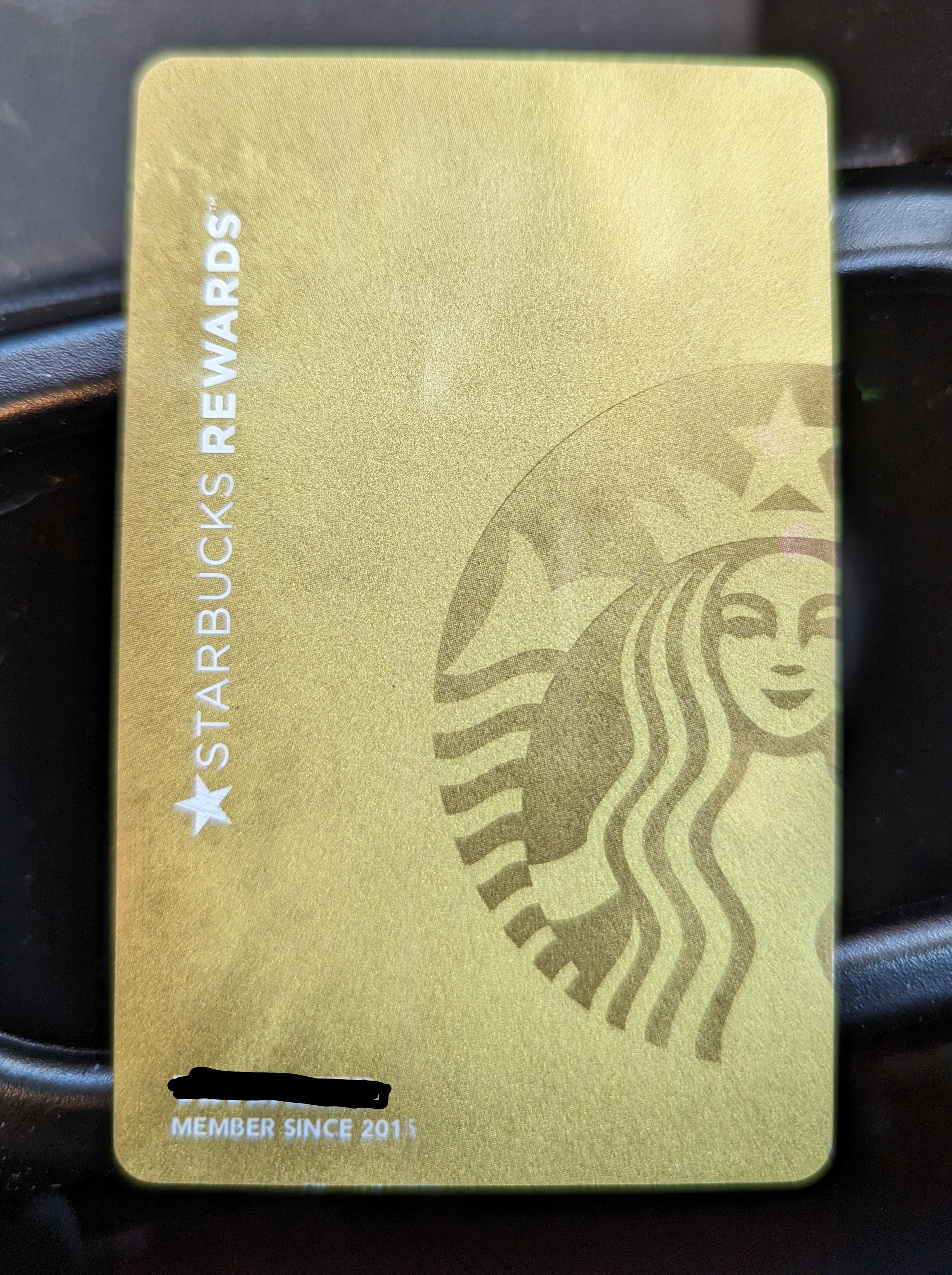 Starbucks Gold Card