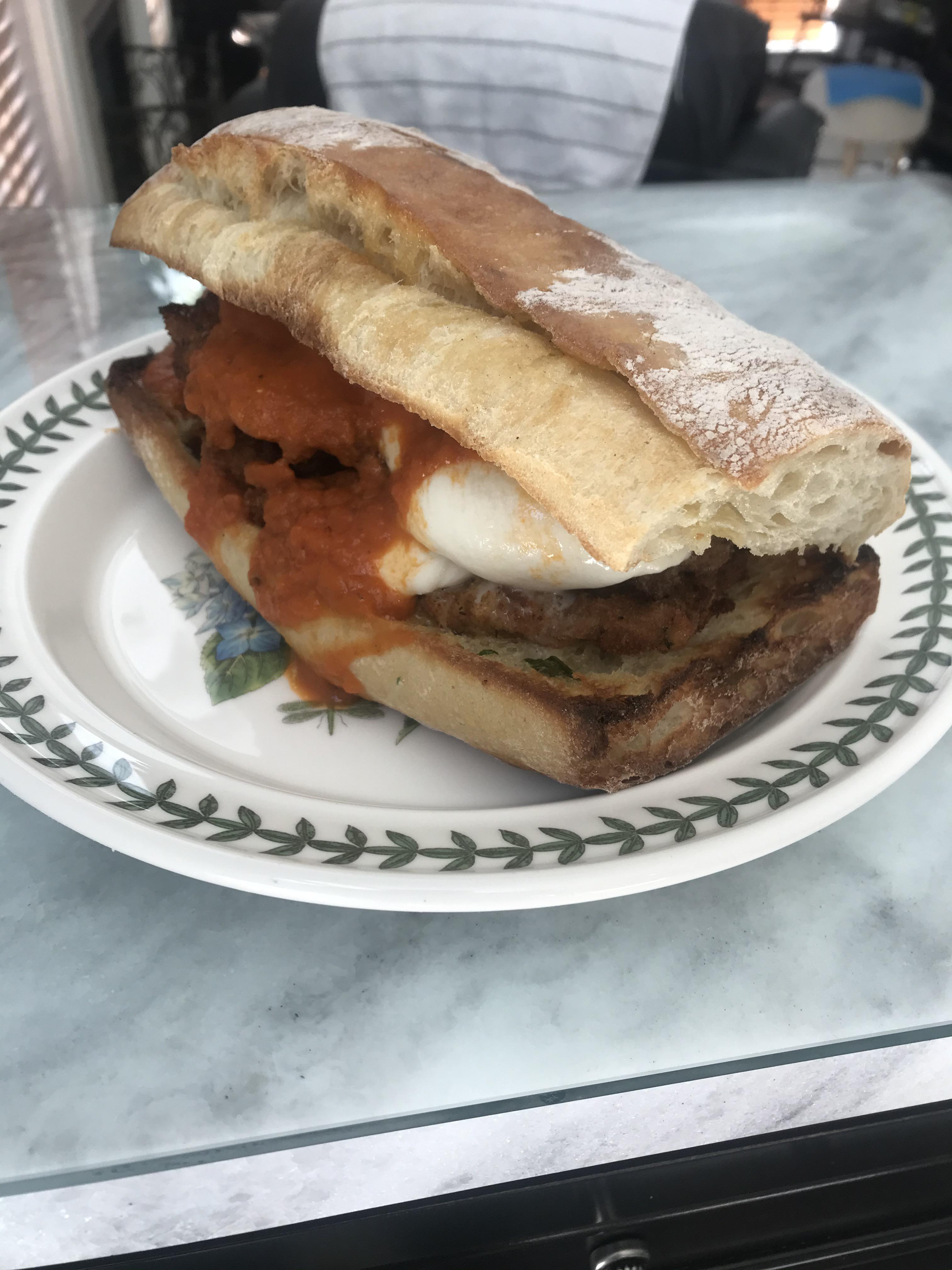 I made the Veal Parm Hero’s from Parm Hero’s from Lots of Things r