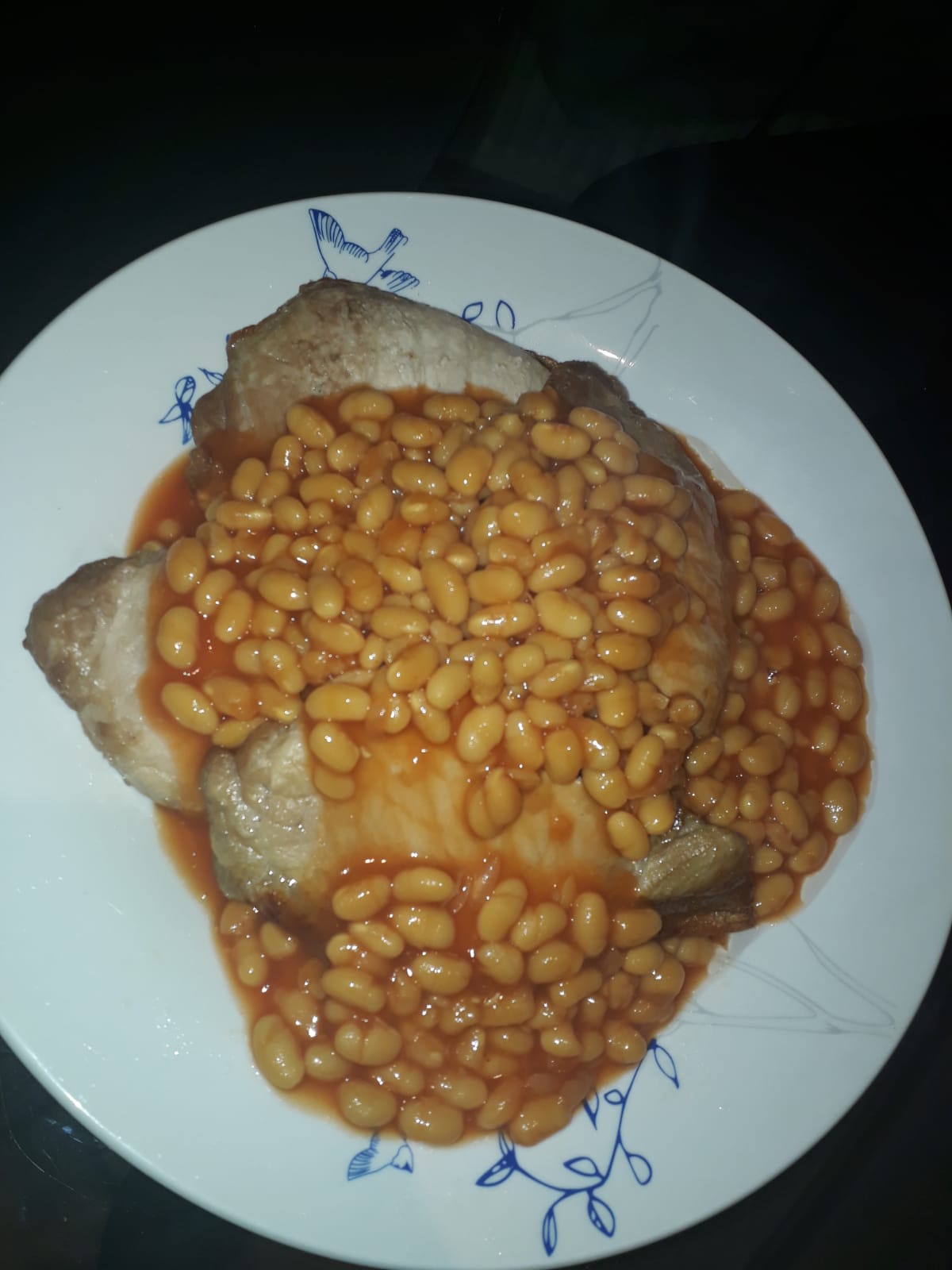Good old beans and overcooked chicken r/shittyfoodporn