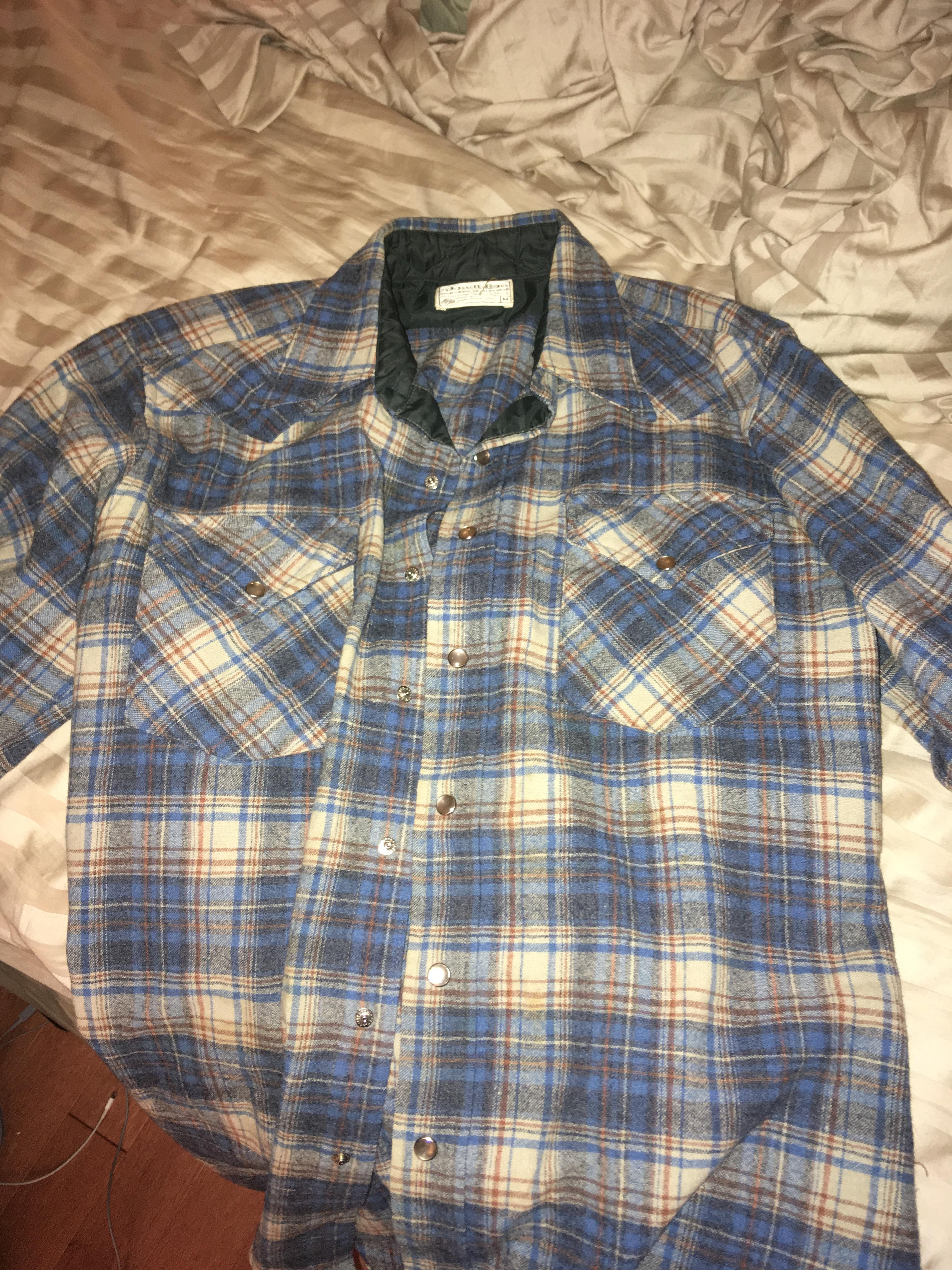 perfect condition vintage Pendleton 4.99. Why do people ever get Rid