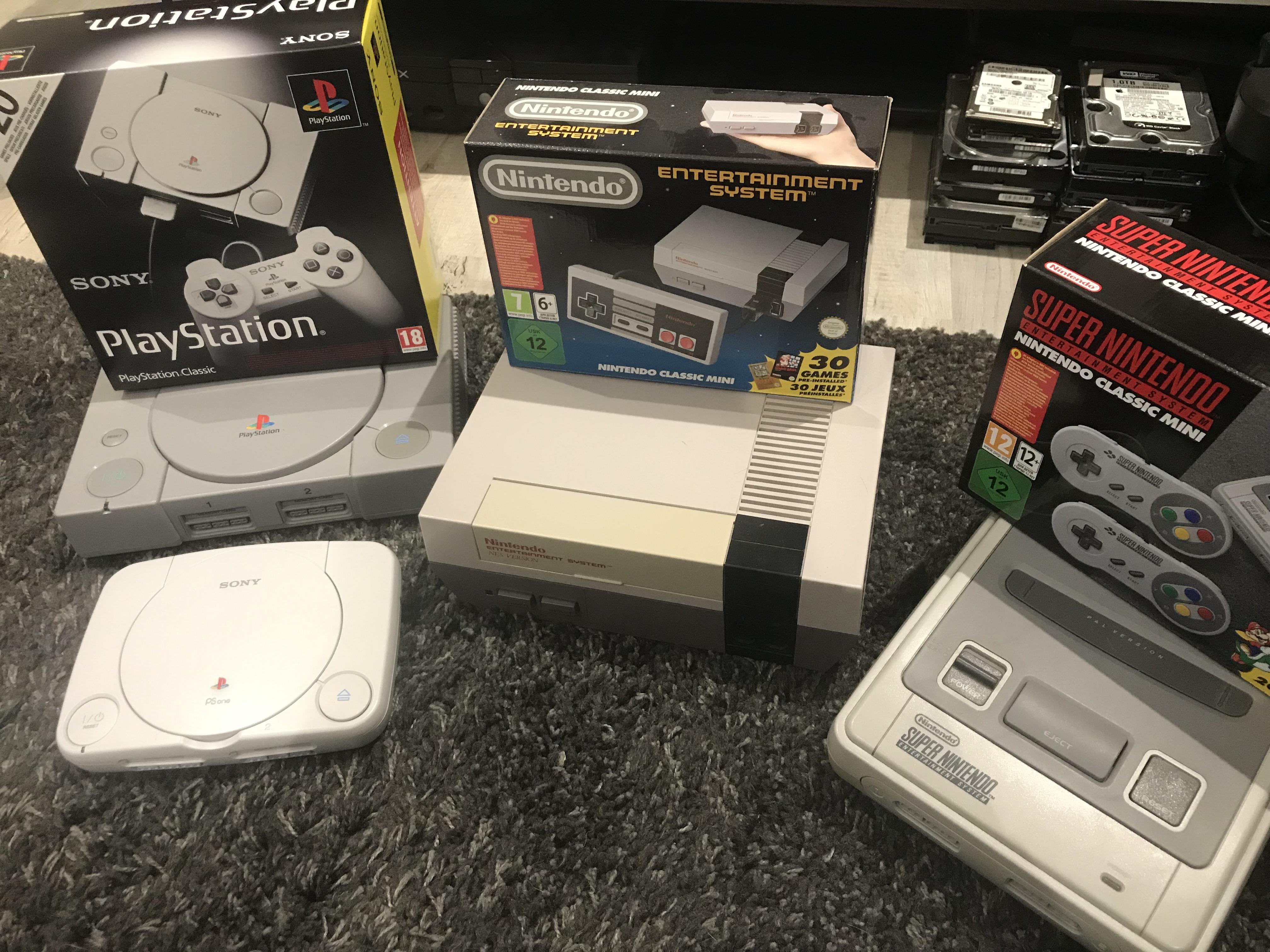 My PlayStation classic was delivered today. Getting quite a collection