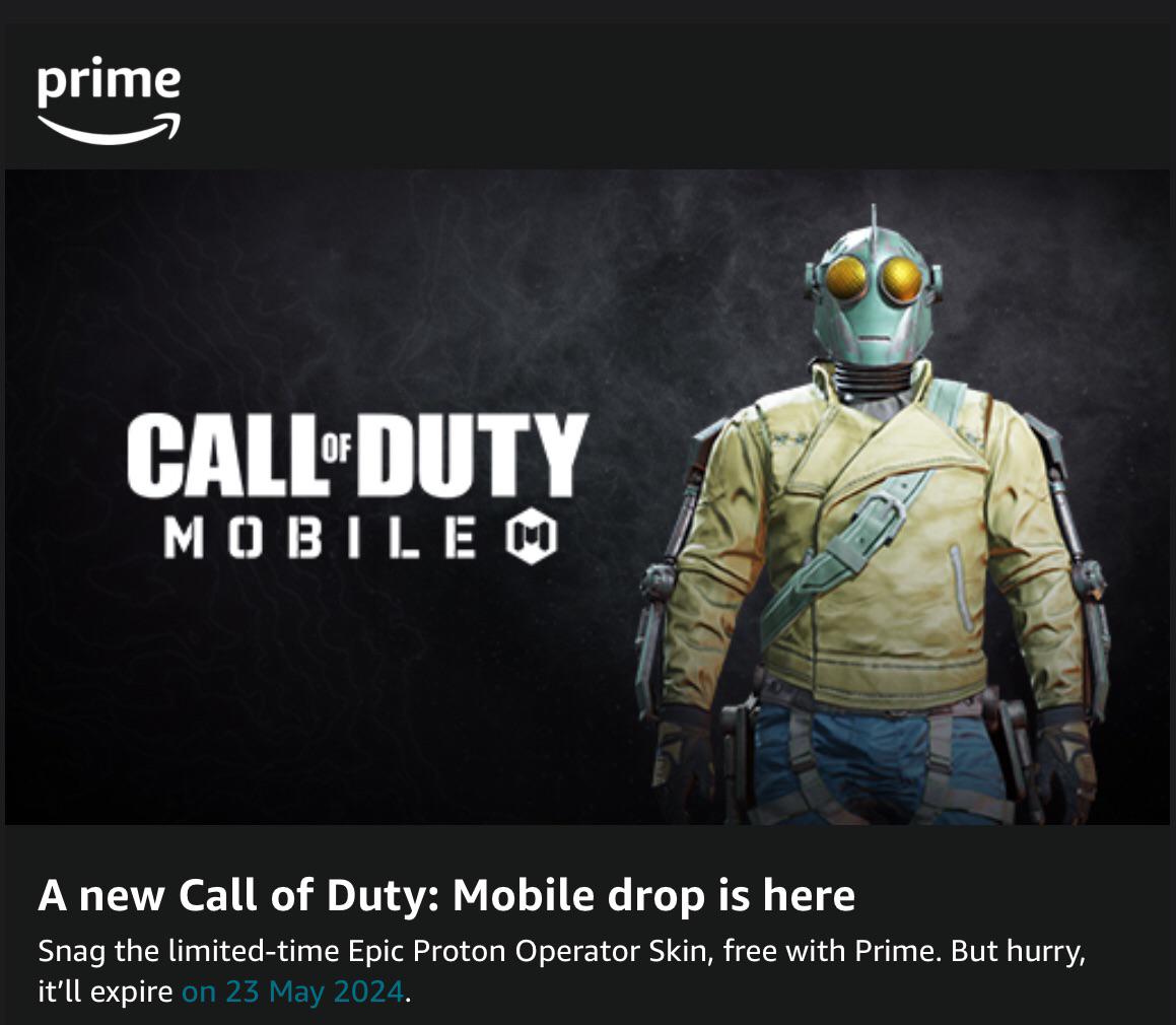 You have to love Amazon Prime! r/CODM