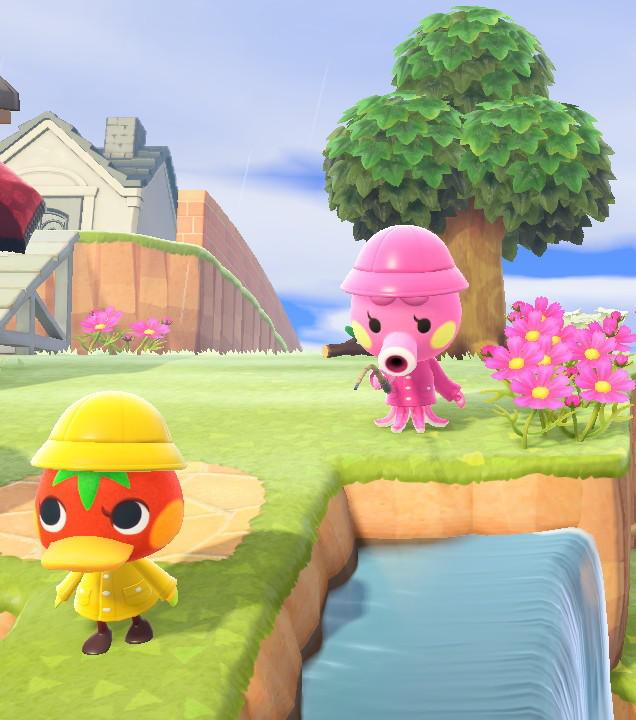 Their rainy day outfits are TOO CUTE r/AnimalCrossing