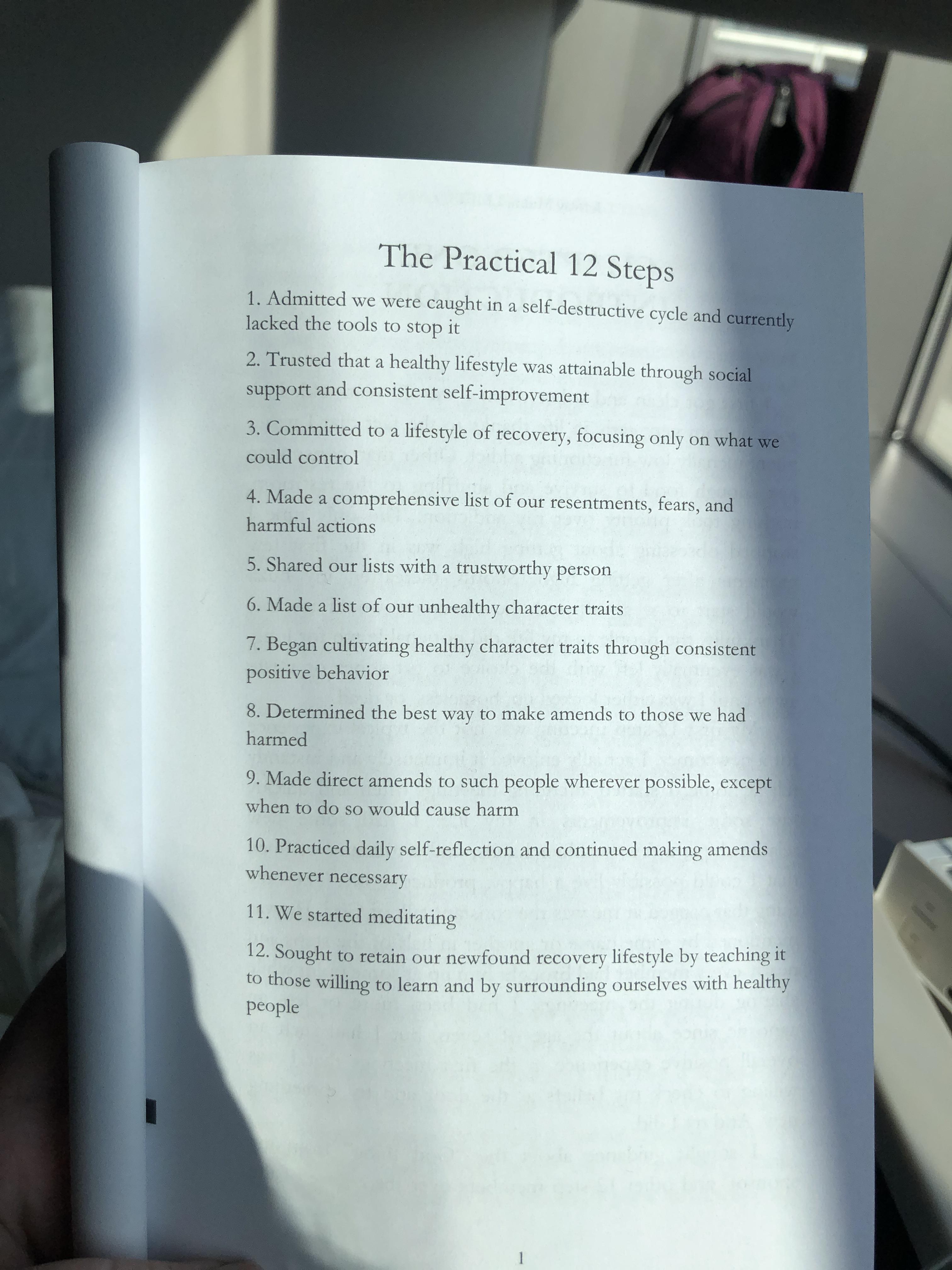 for those who wanted to see, here’s the 12 steps in the book ‘Staying