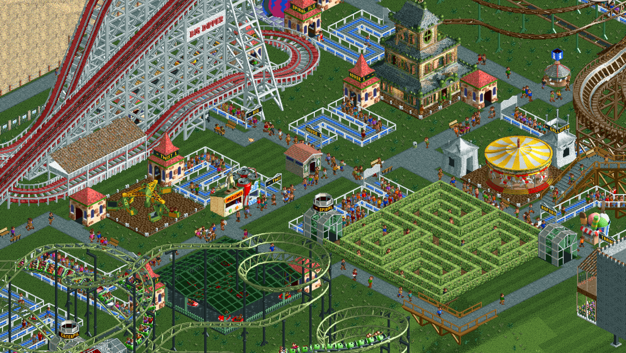 121 best Roller Coaster Tycoon images on Pholder Nostalgia, Rct and