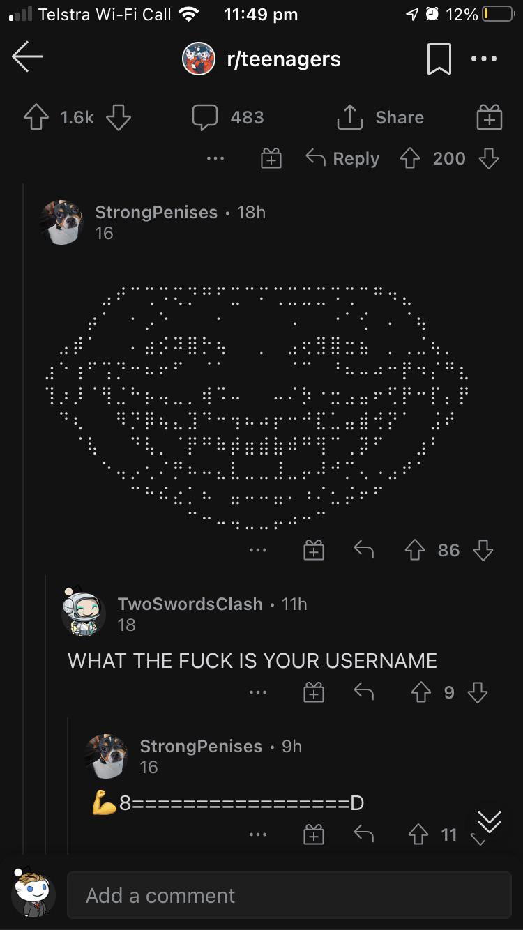 Cursed username