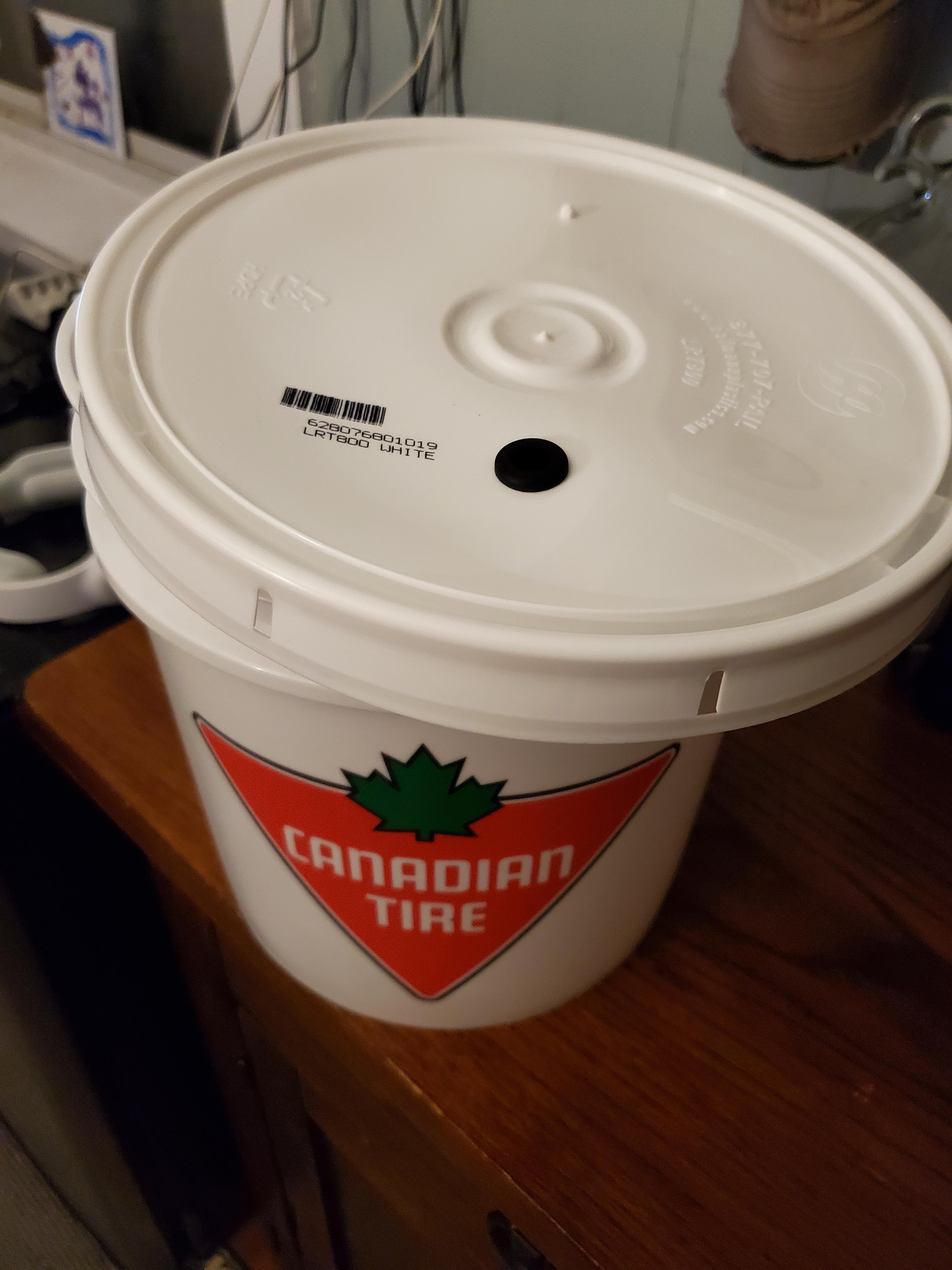 To all my fellow Canadian Mazers. Canadian Tire now sells 2 Gallon food