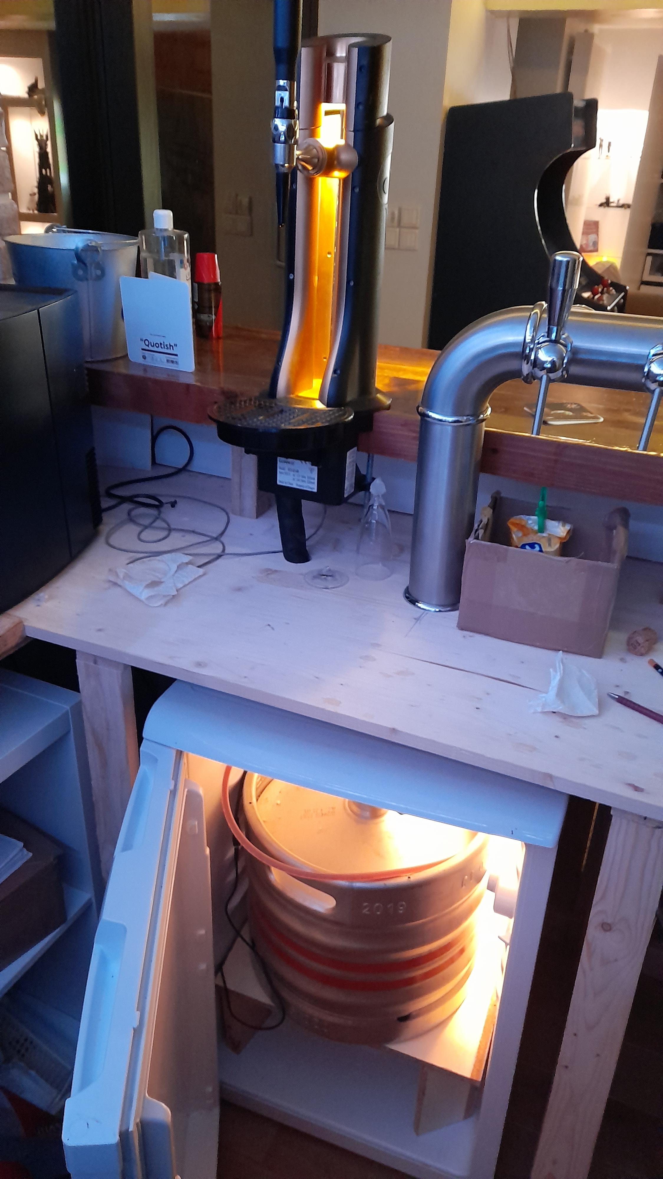 My homemade Guinness kegerator r/kegerators