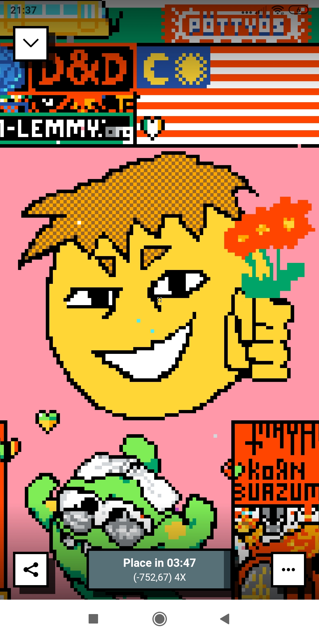 My small community was destroyed by this Russian streamer r/place