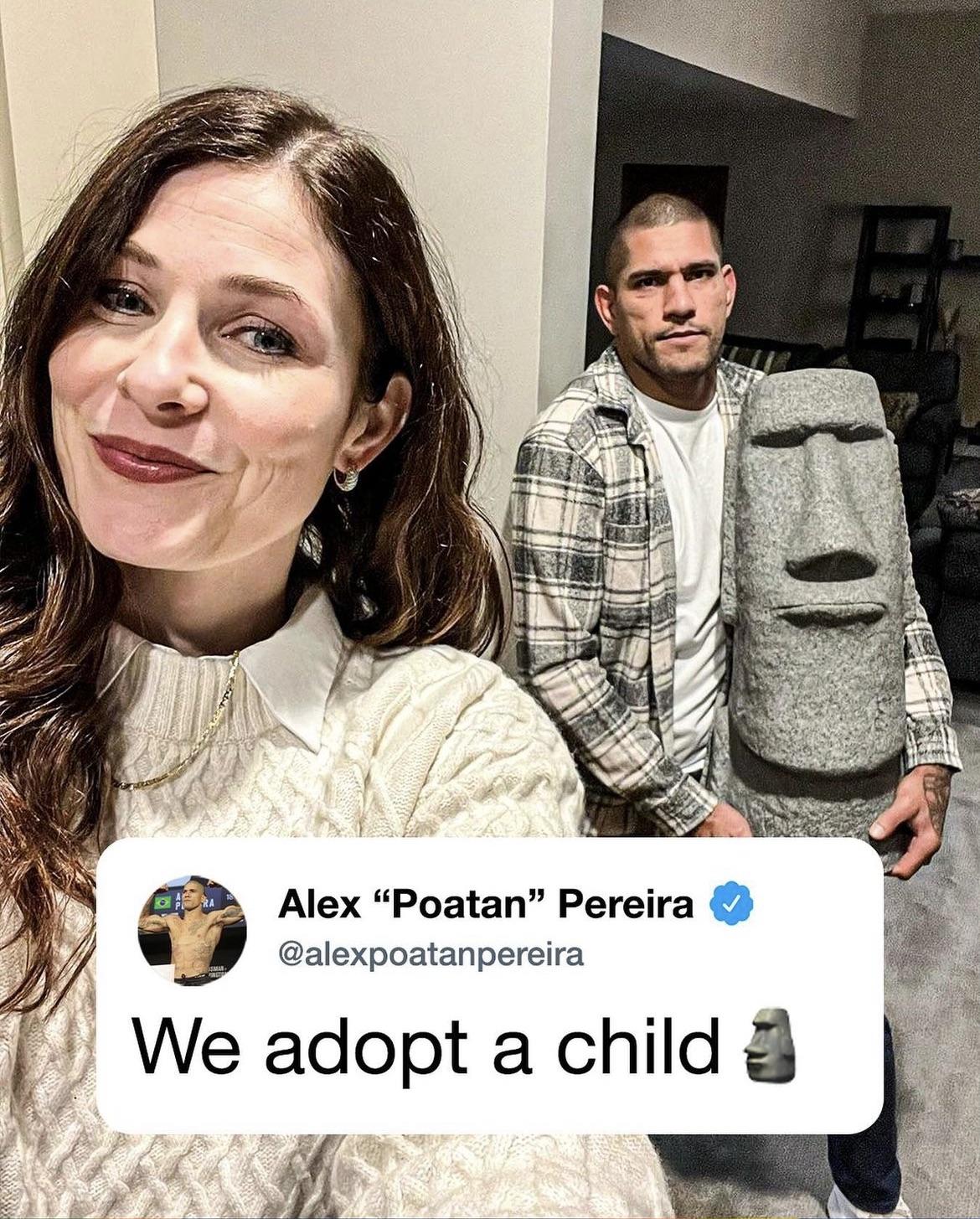 Alex Pereira announces that he adopted a child ahead of UFC 295 r/MMA