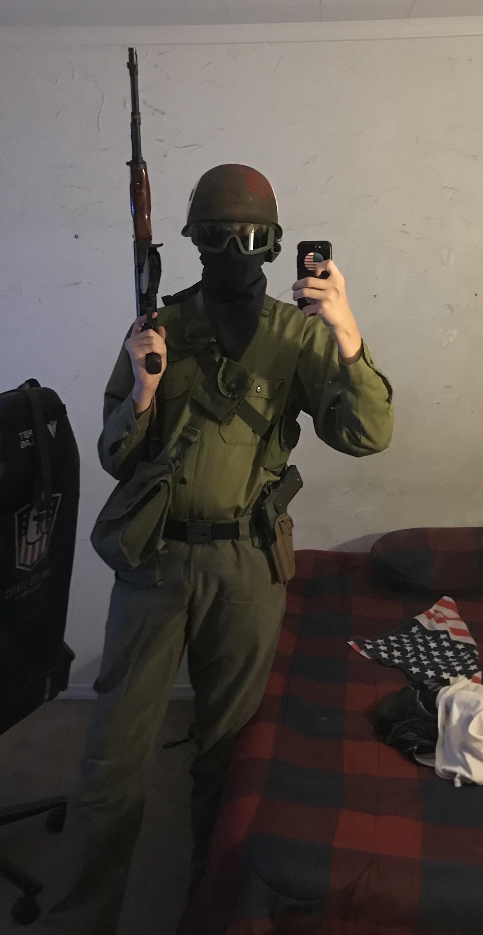 My load out right now, gonna go airsofting for the first time soon